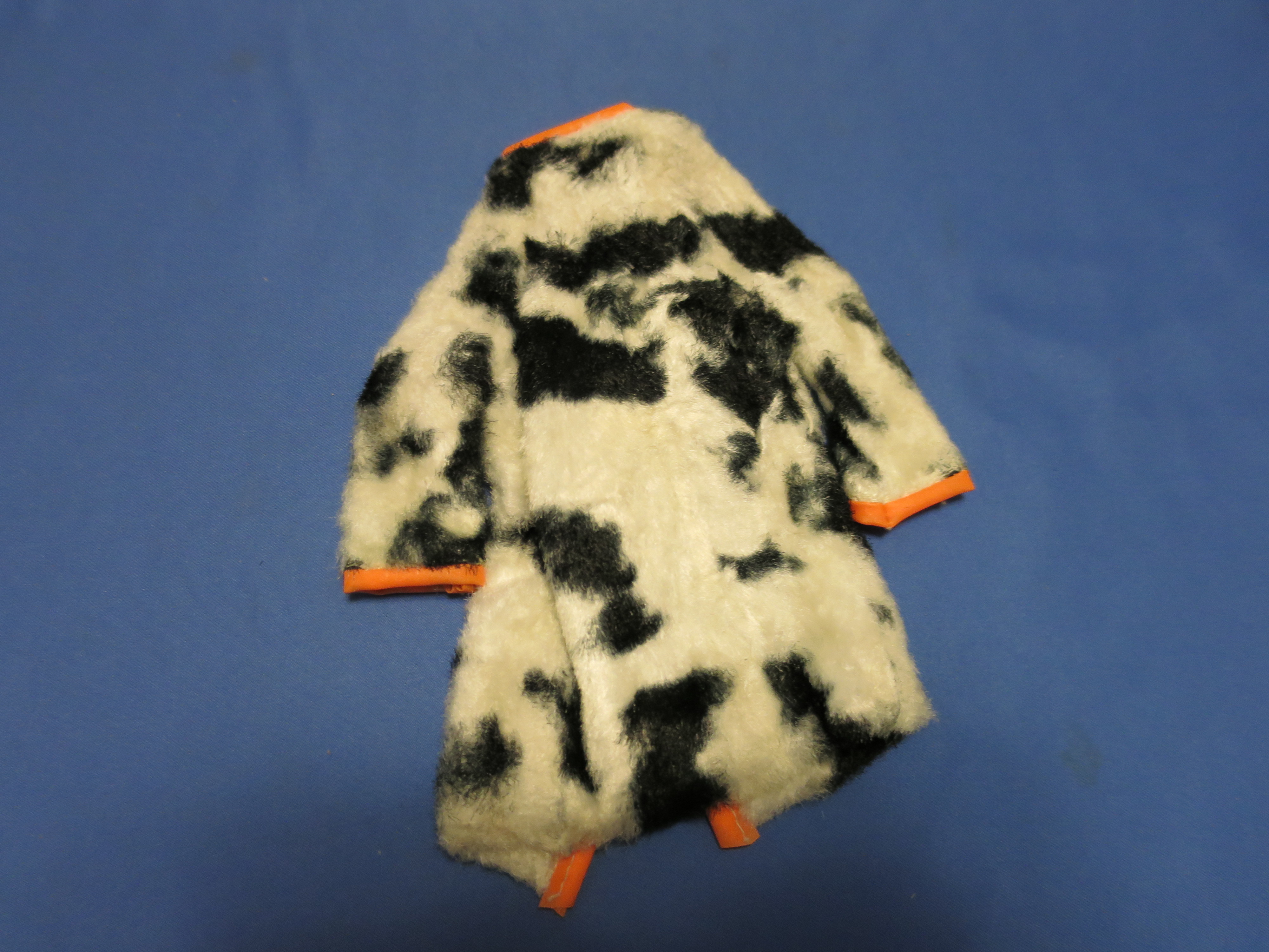 Barbie Faux Fur Coat tagged Mattel 1960s