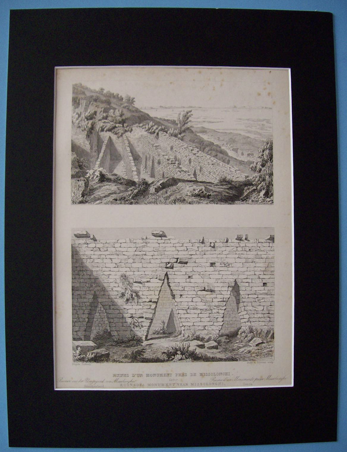 Ruines D'un Monument Pres De Missolonghi