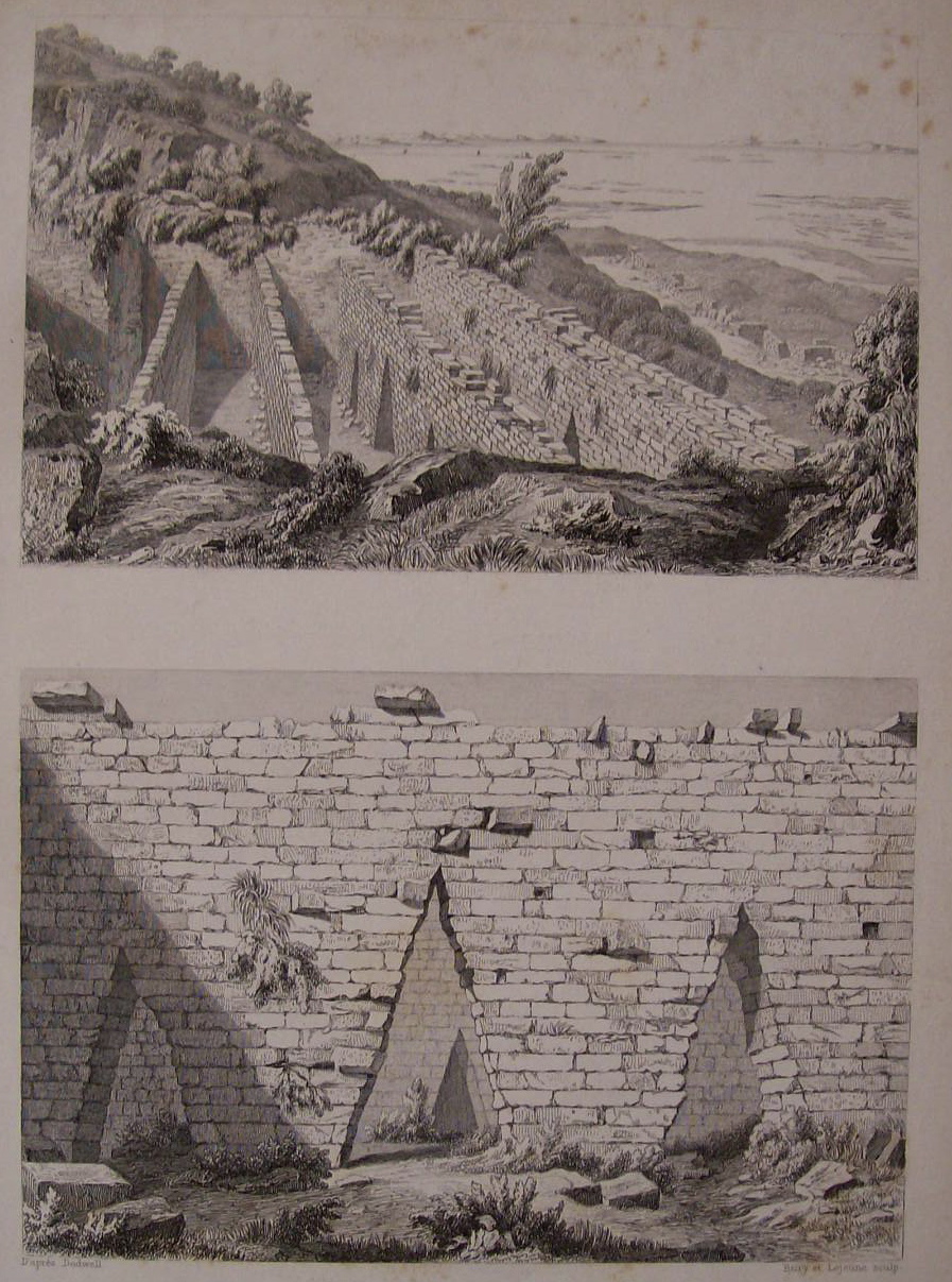 Ruines D'un Monument Pres De Missolonghi