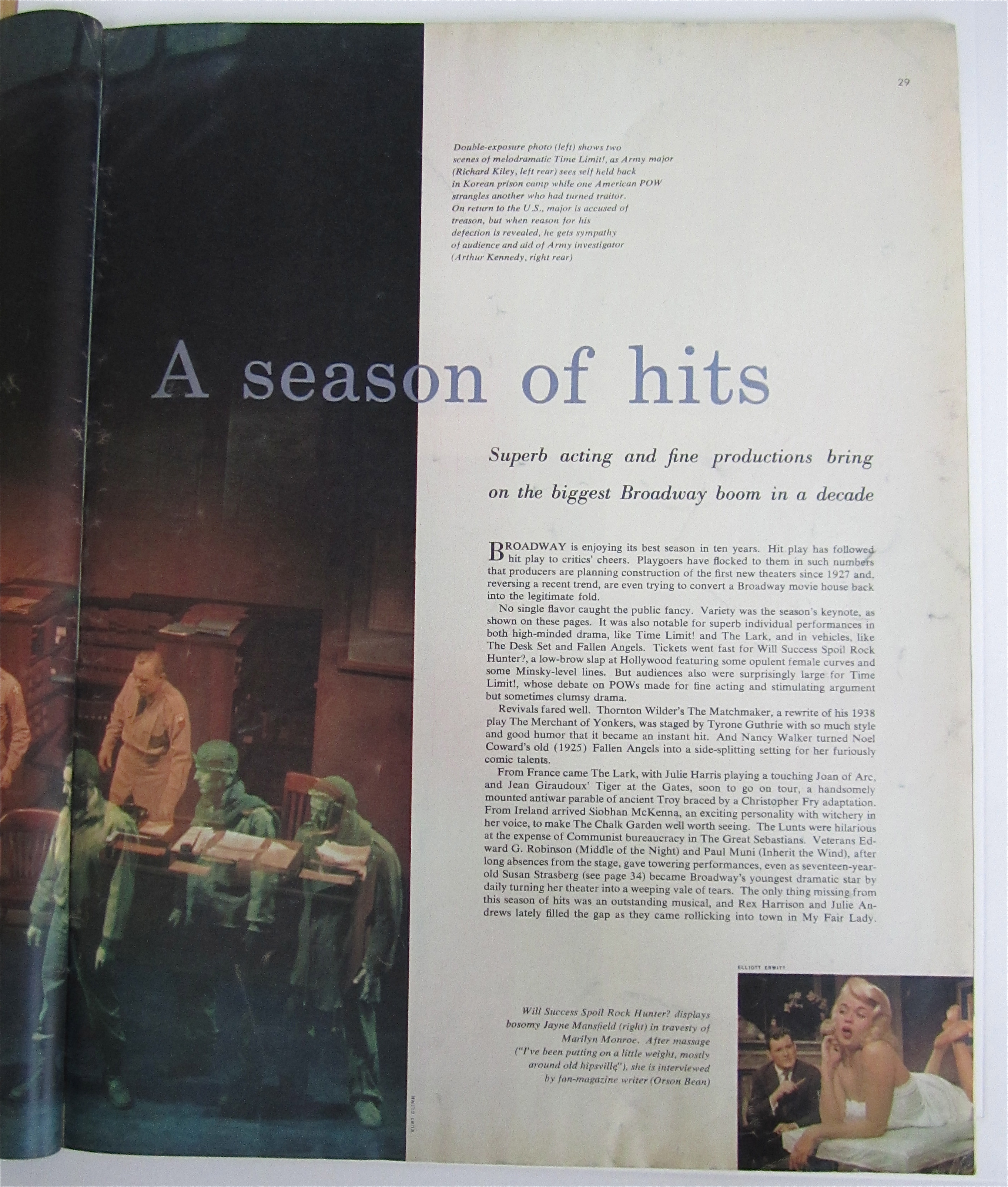 Collier's Magazine April 13, 1956 Susan Strasberg