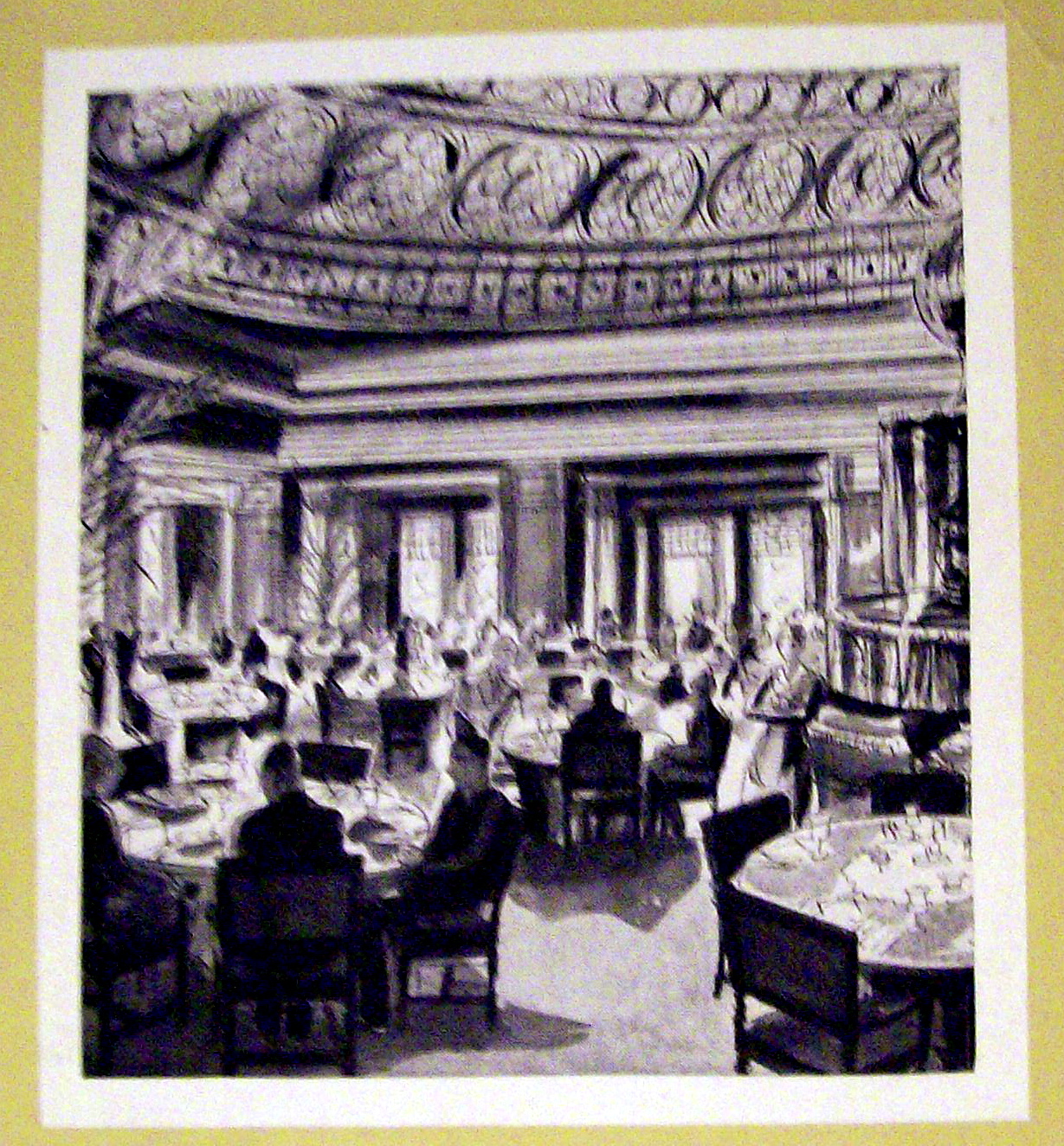 1933 Century of Progress, Men's Grill Postcard