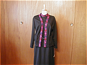 Cohen Bros High Collar Jacket Dress