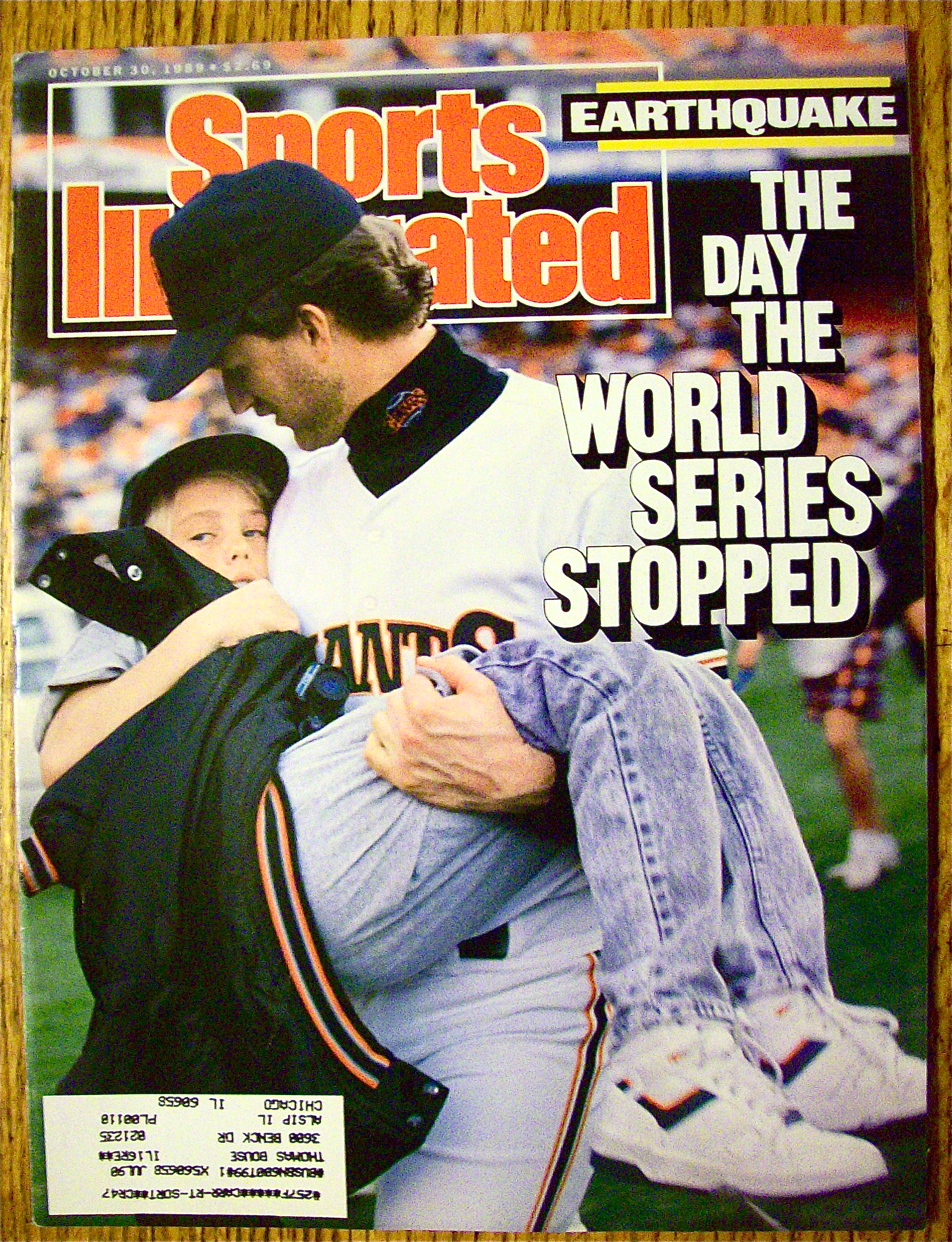 Sports Illustrated Magazine October 30, 1989 Earthquake