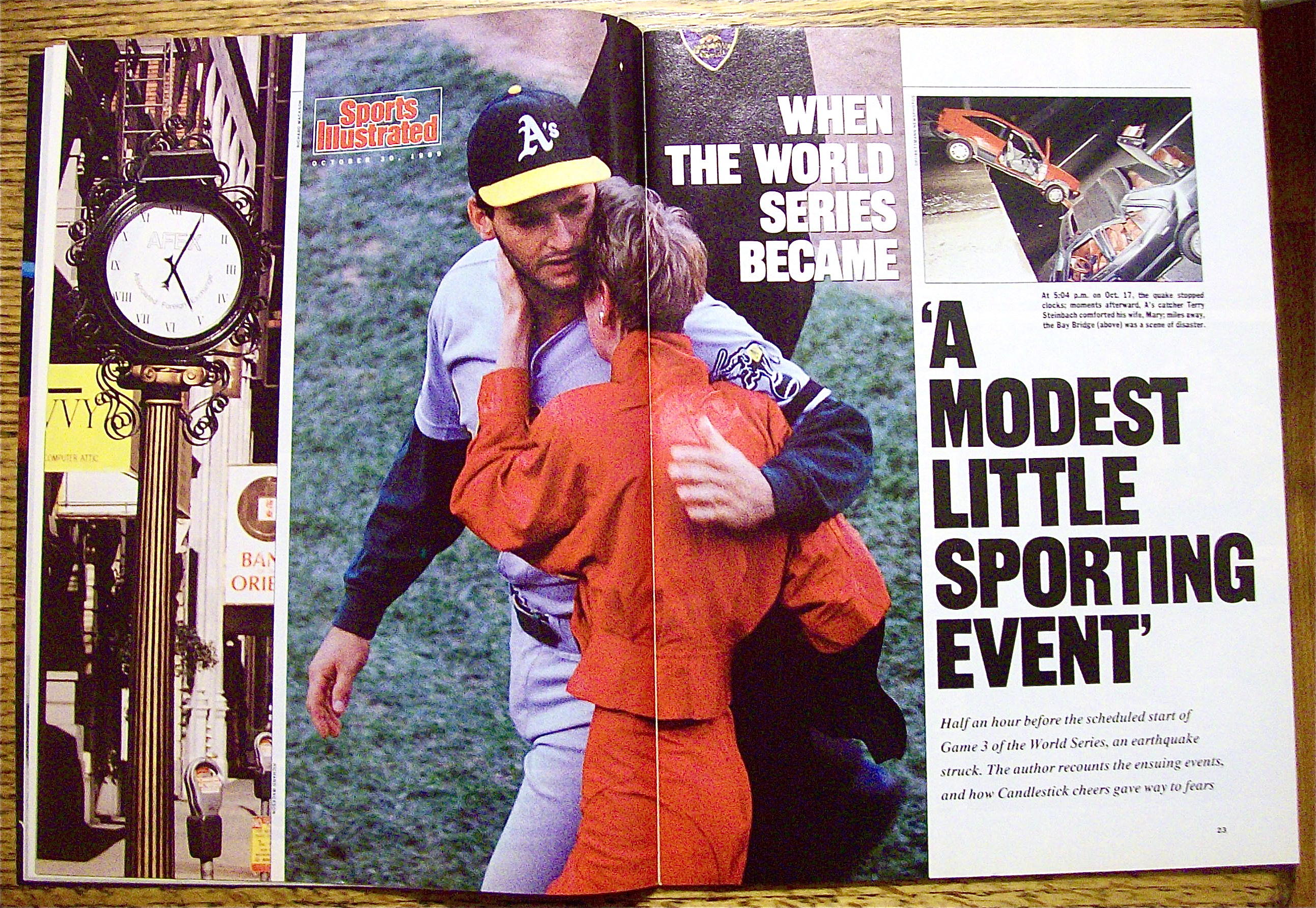 Sports Illustrated Magazine October 30, 1989 Earthquake