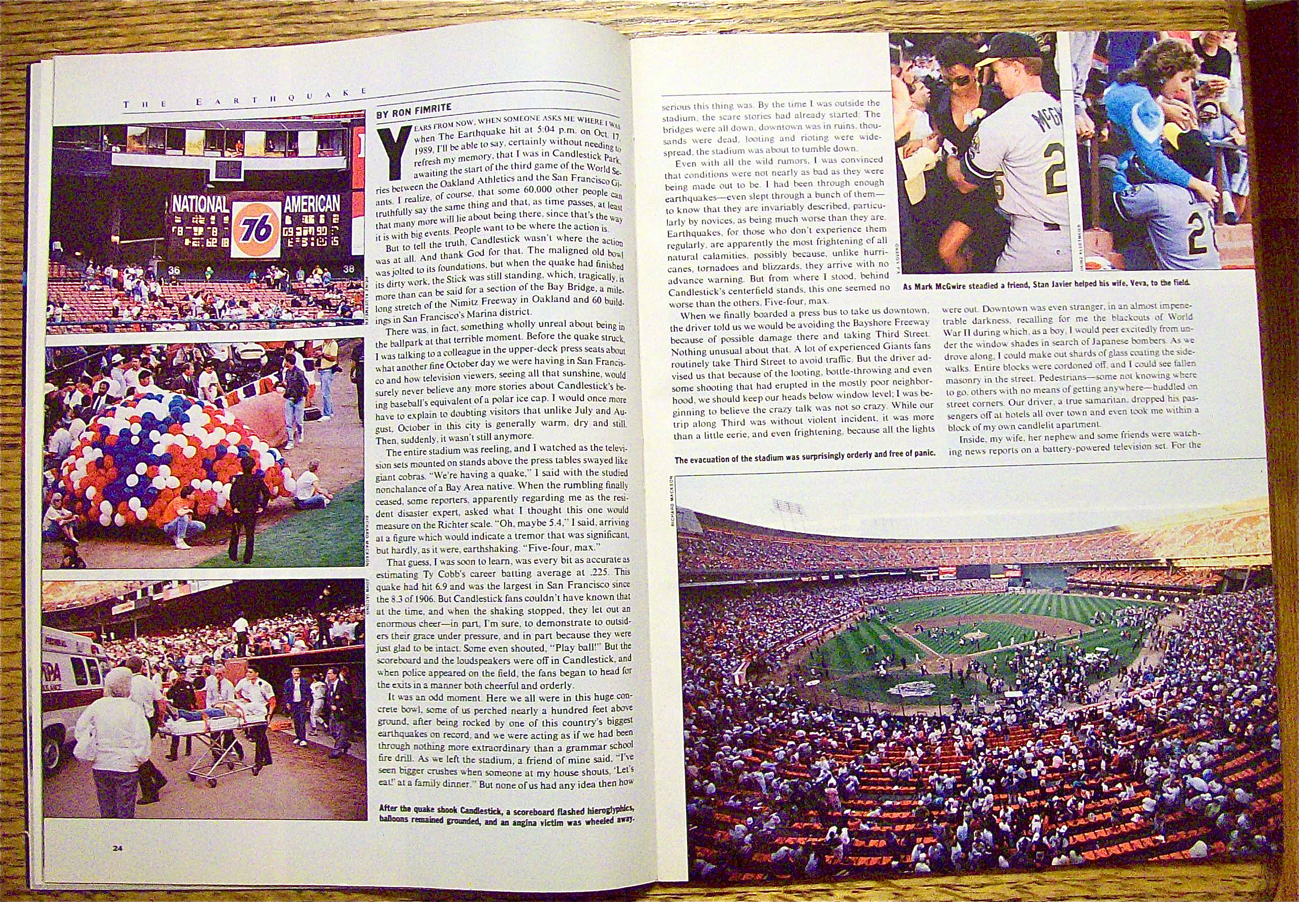 Sports Illustrated Magazine October 30, 1989 Earthquake