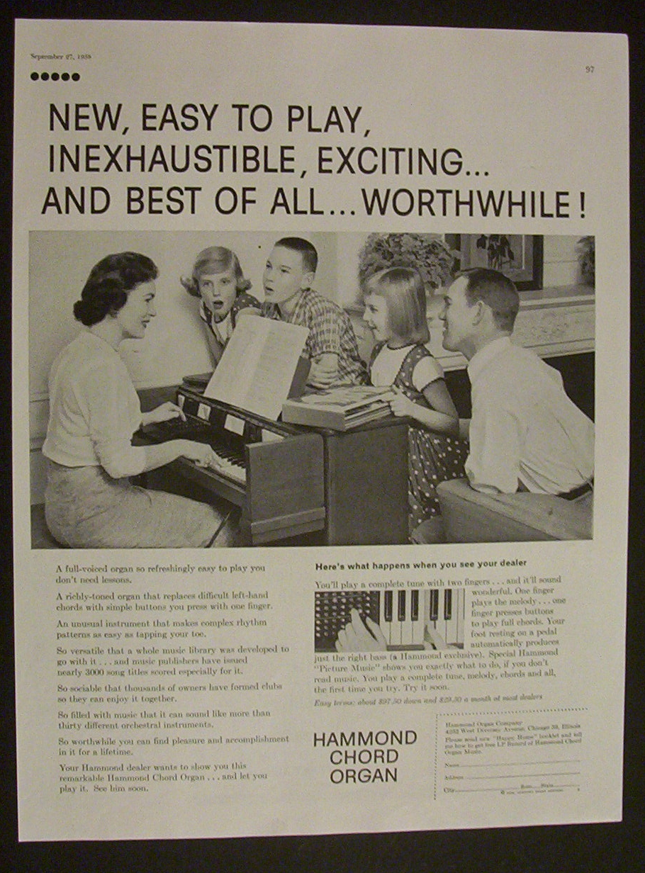1958 Hammond Chord Organ
