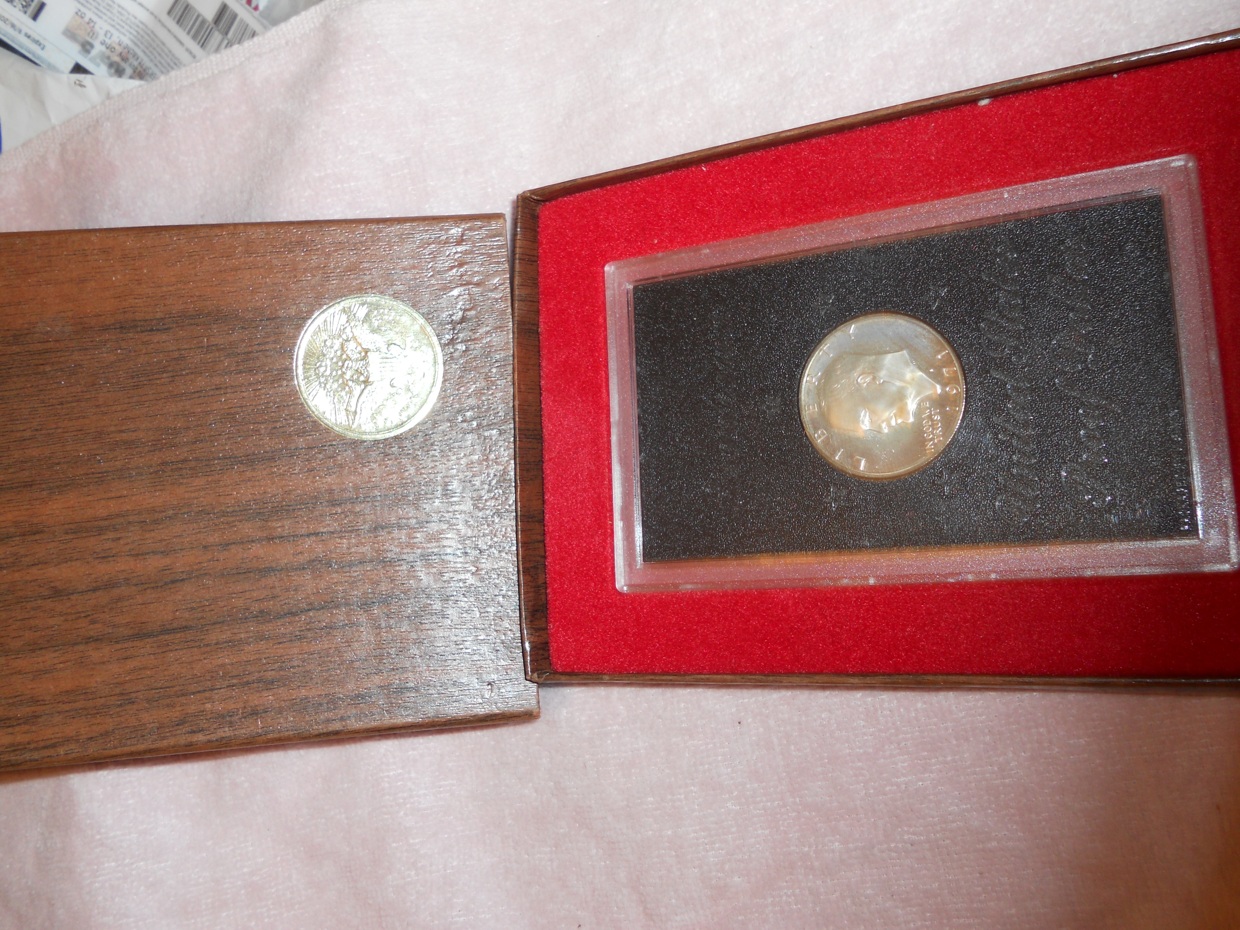Eisenhower Proof Dollar in Case With Box