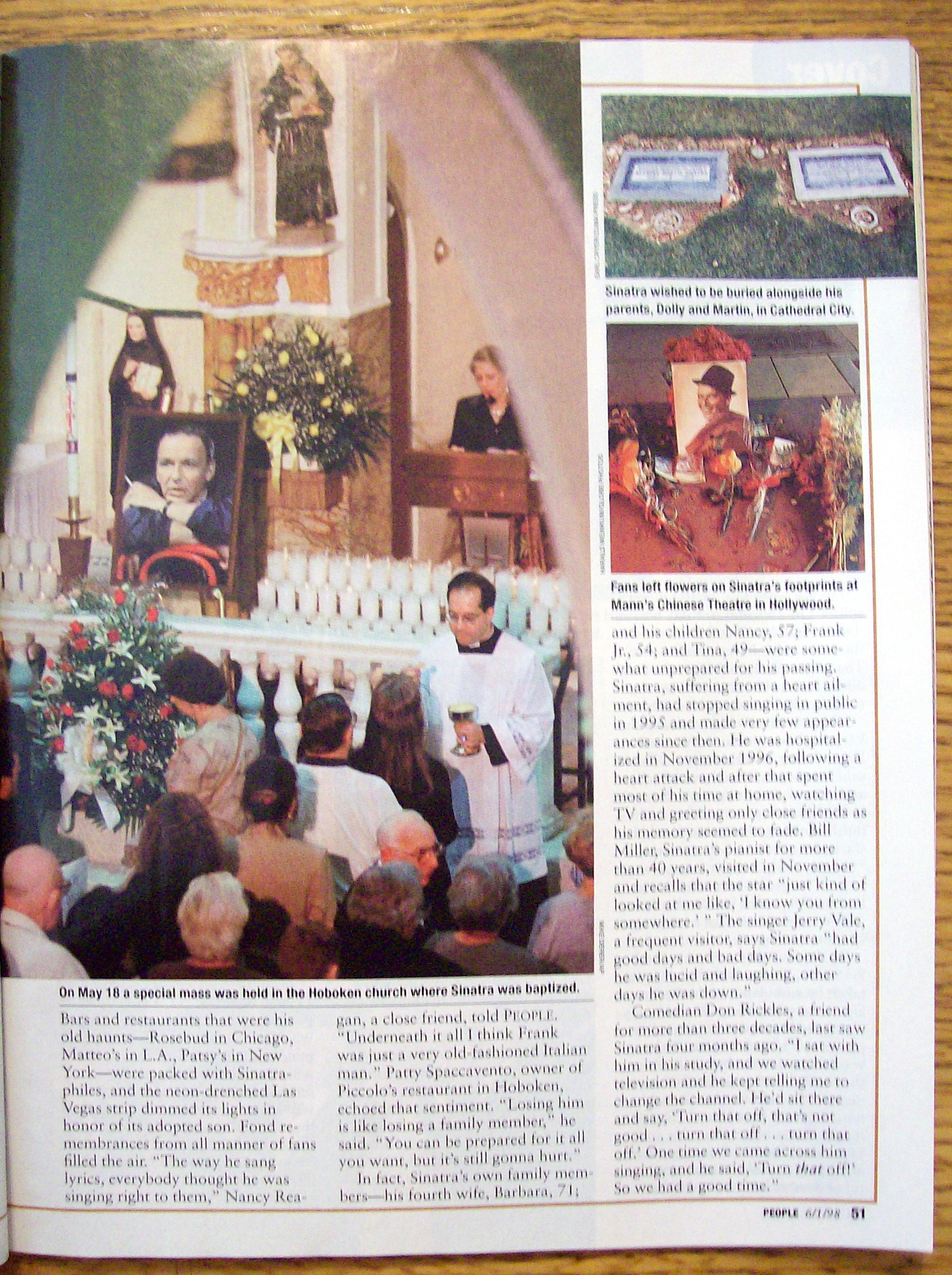 People Magazine - June 1, 1988 - Frank Sinatra