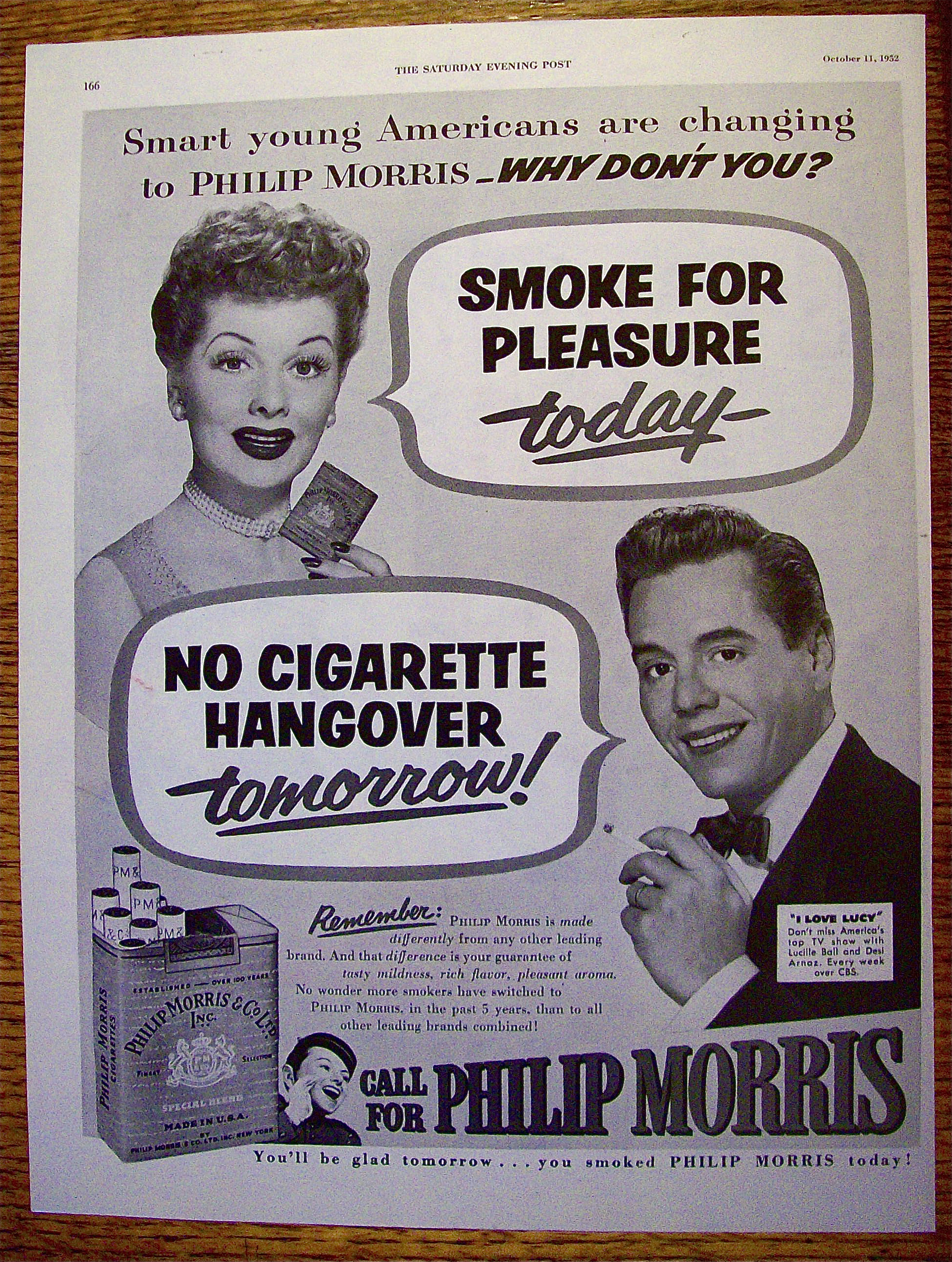 1952 Philip Morris w/Lucille Ball & Desi Arnaz