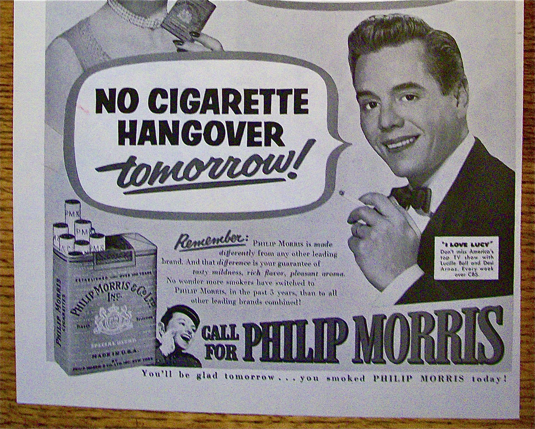 1952 Philip Morris w/Lucille Ball & Desi Arnaz