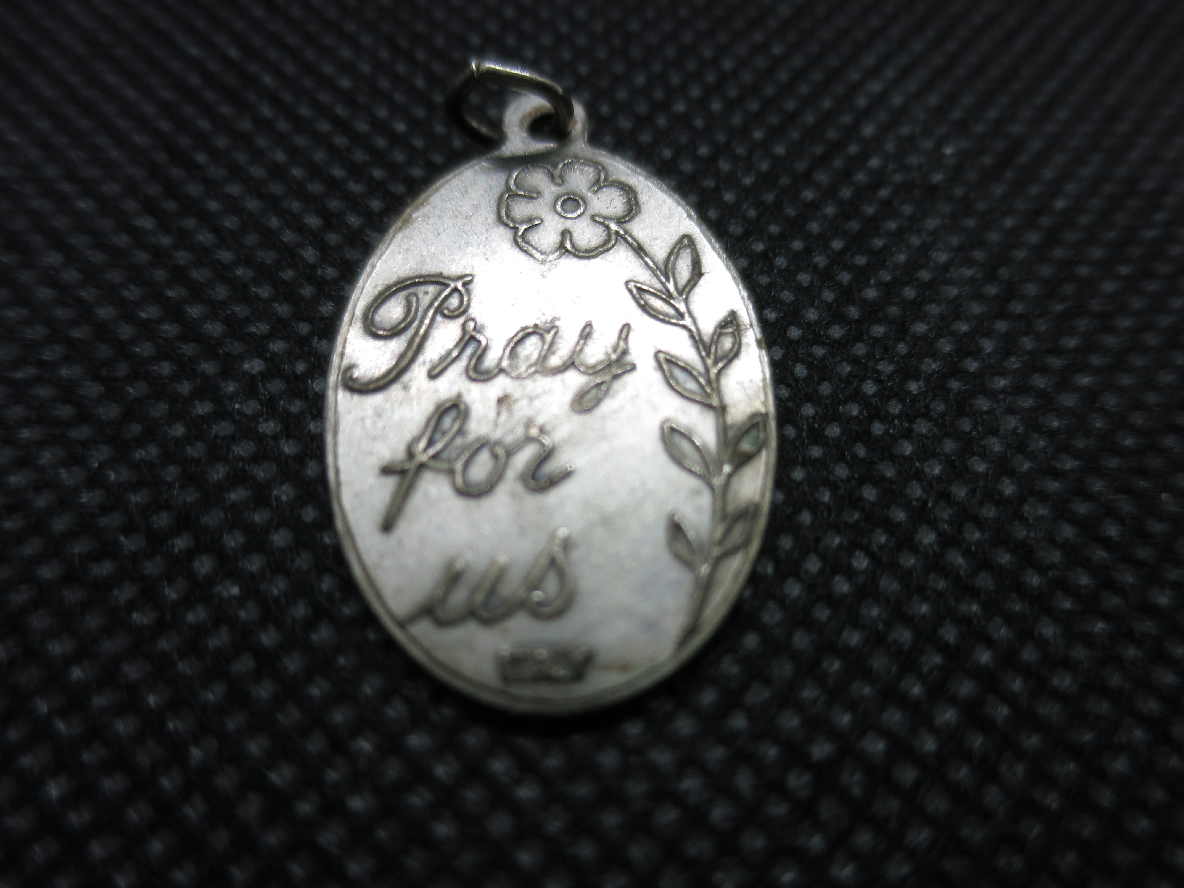 Vintage St. Jude Thaddeus Pray for Us Italy Metal