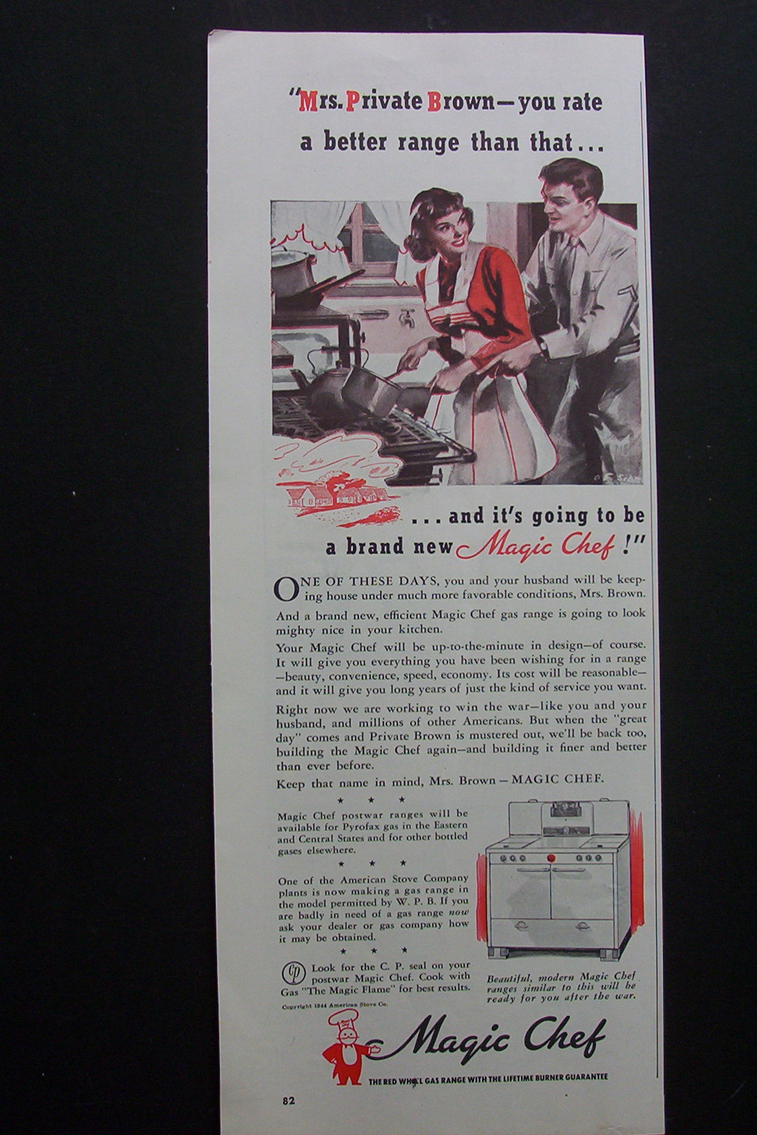 1944  Magic  Chef  Gas  Range