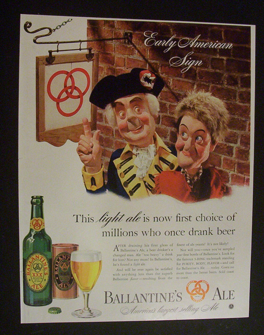1941 Ballantine's Ale