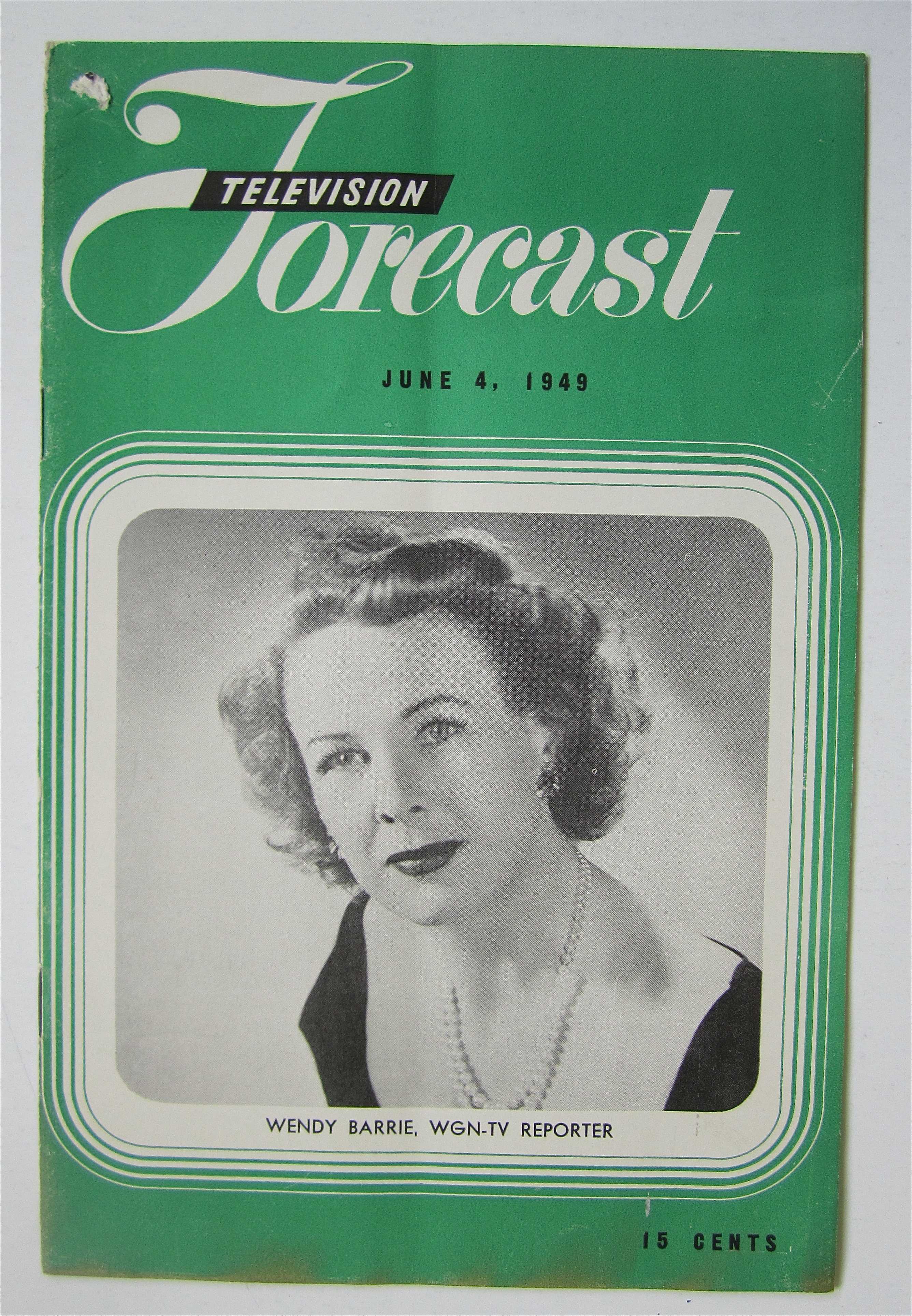 Television Forecast June 4, 1949 Wendy Barrie