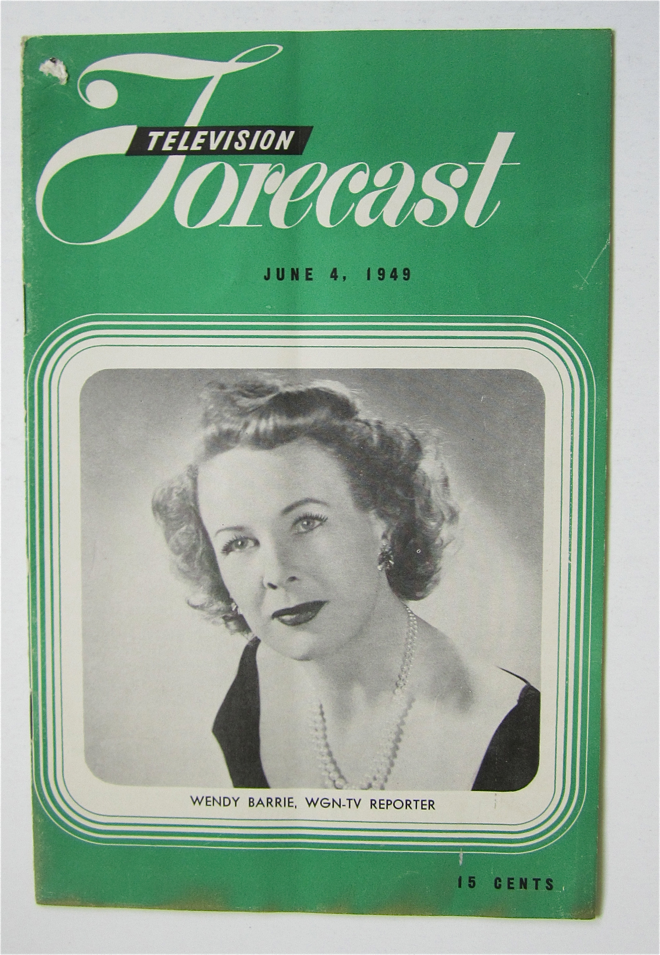 Television Forecast June 4, 1949 Wendy Barrie