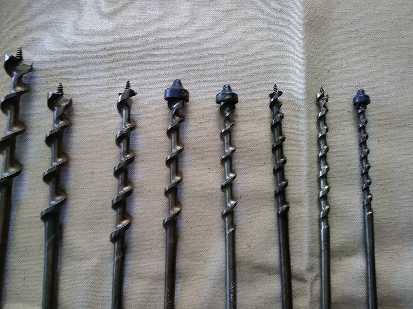 Craftsman Brace Auger Bit Set of 13 w/Roll + More