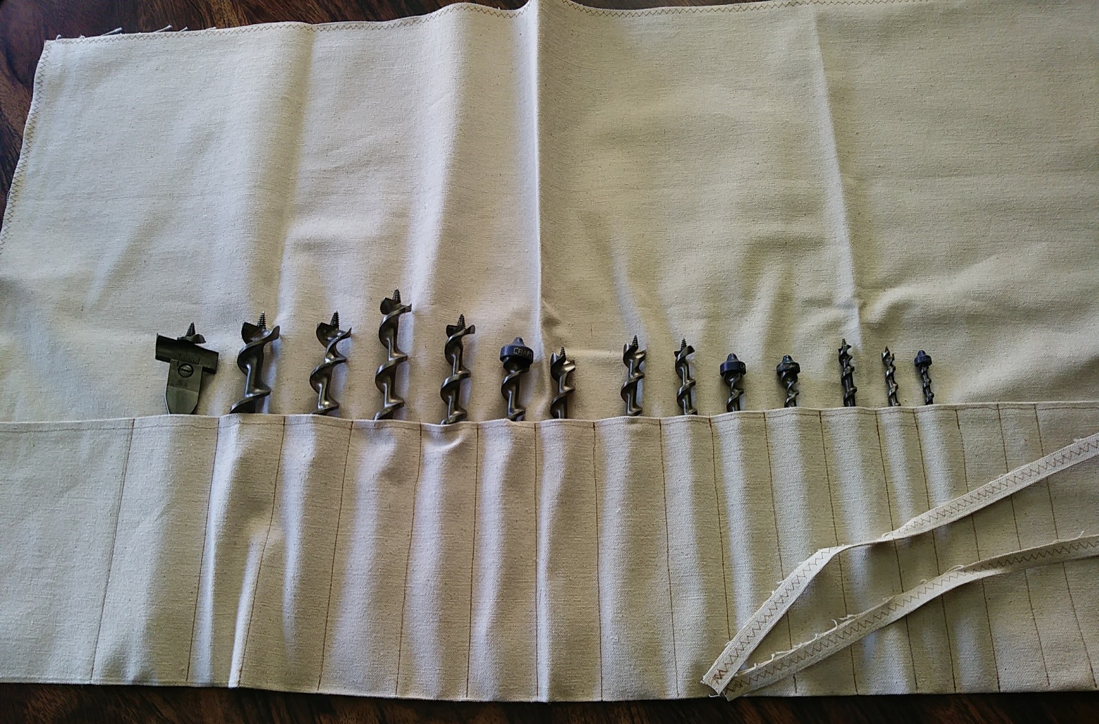 Craftsman Brace Auger Bit Set of 13 w/Roll + More