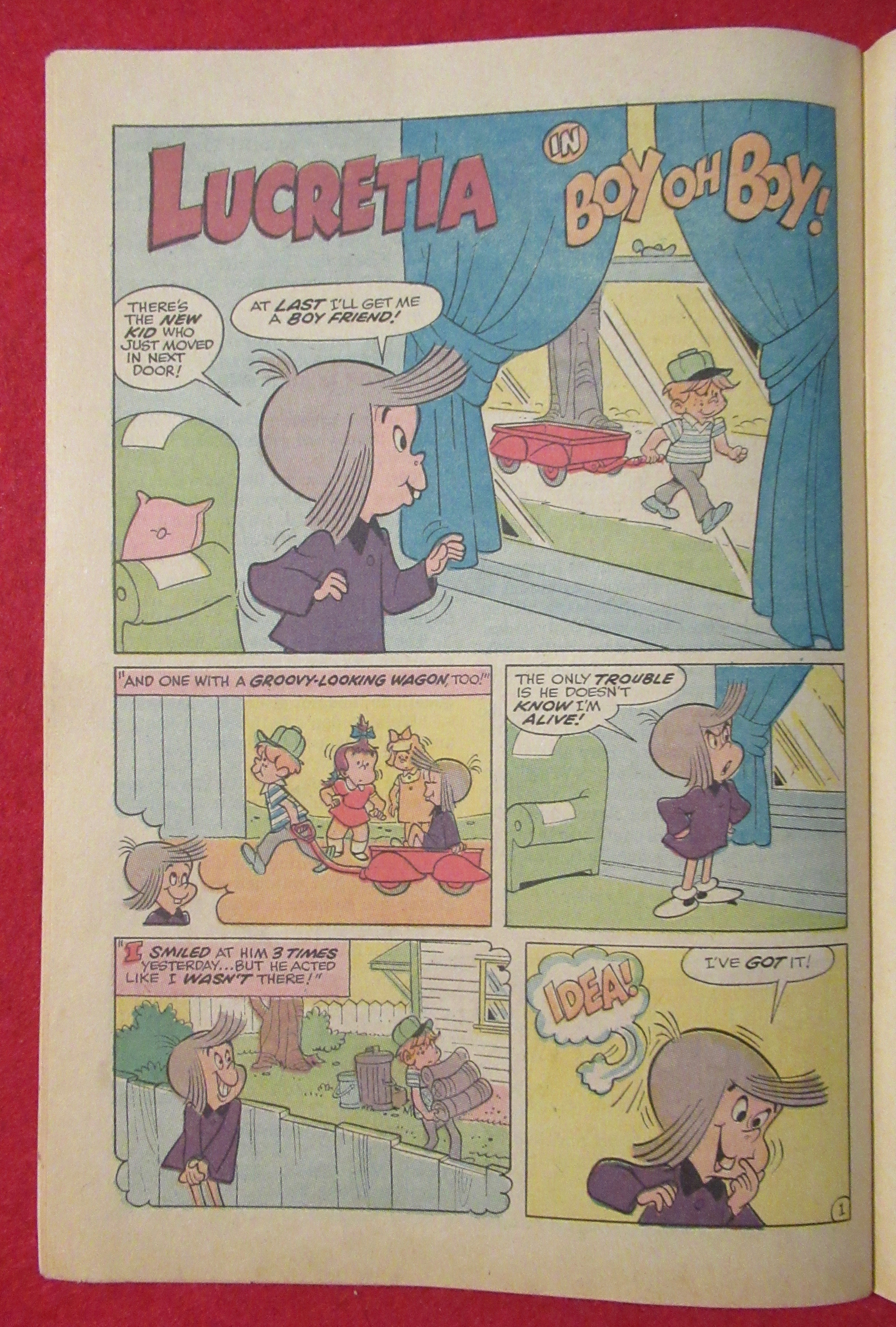 Little Audrey Comic July 1971 Lucky Day