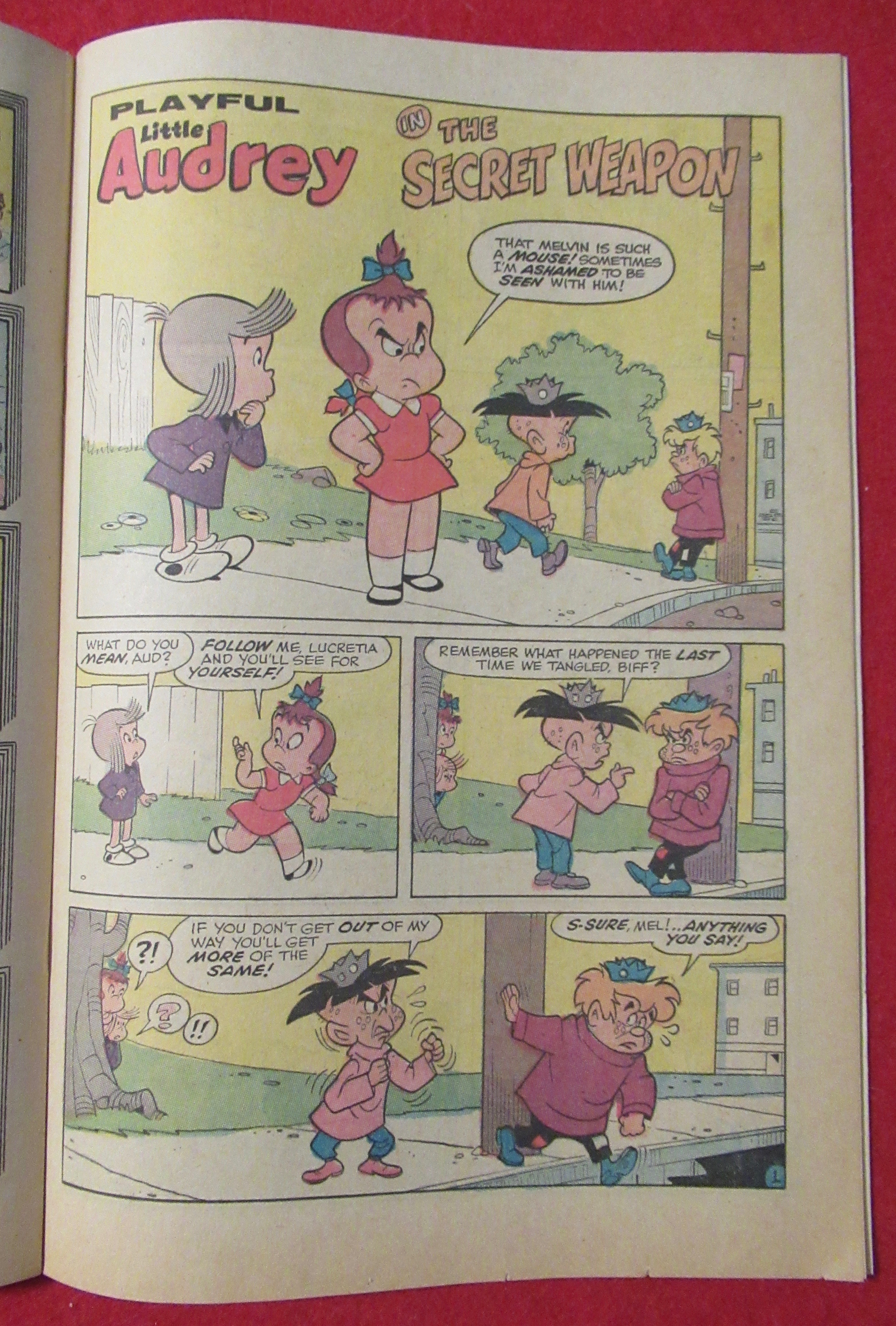 Little Audrey Comic July 1971 Lucky Day