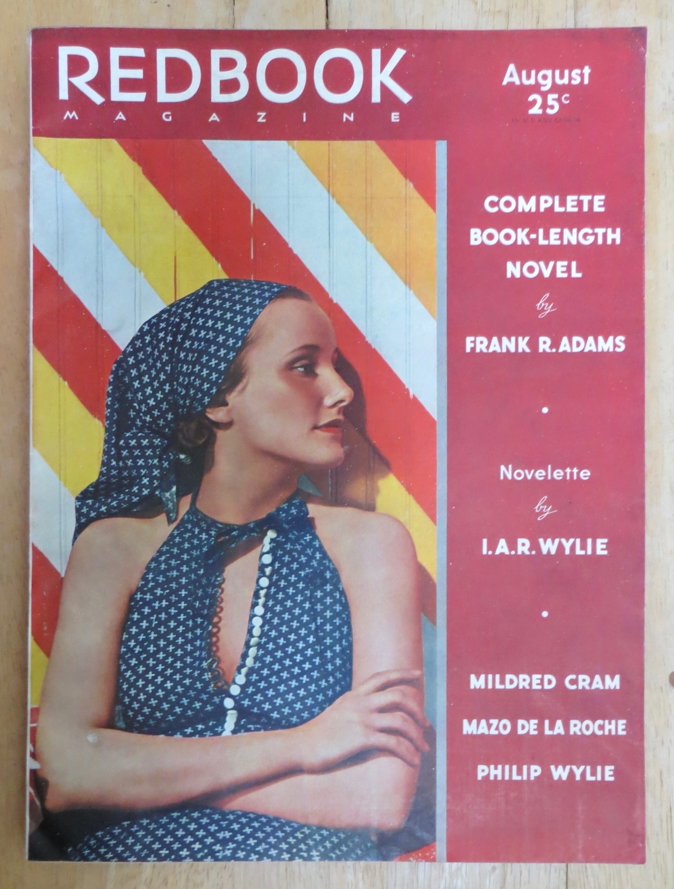 Redbook Magazine August 1936 Adams & Wylie