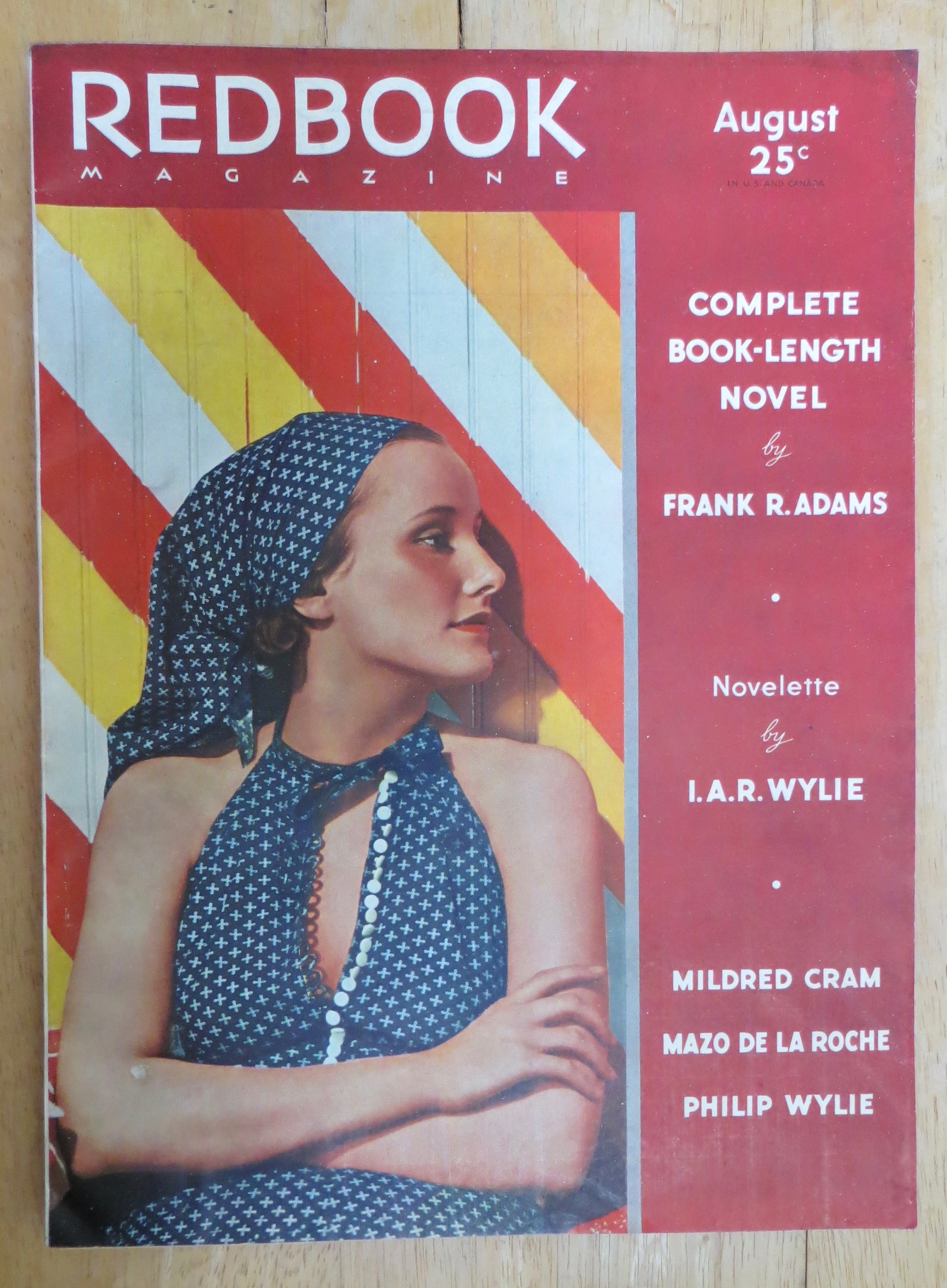 Redbook Magazine August 1936 Adams & Wylie