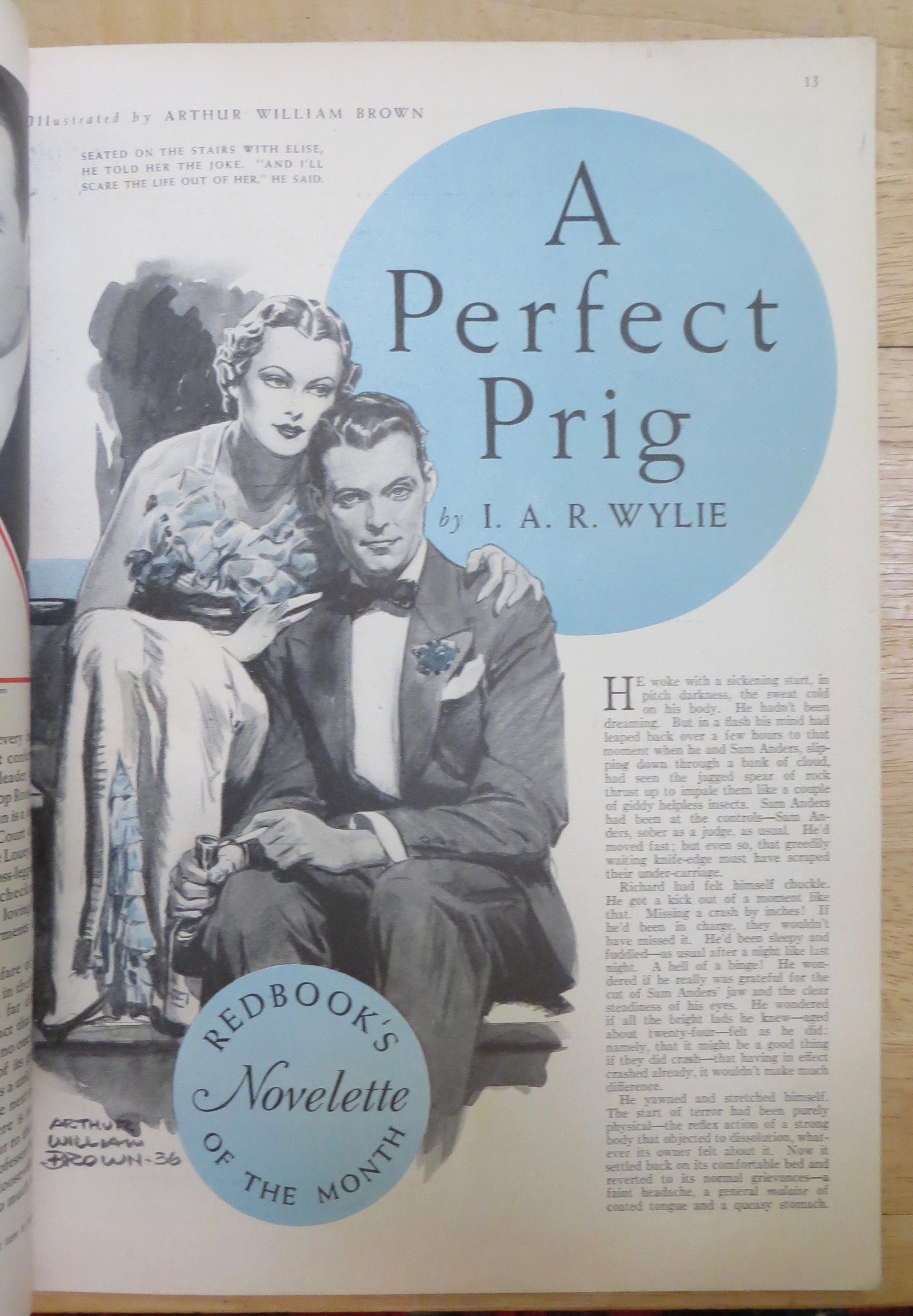 Redbook Magazine August 1936 Adams & Wylie