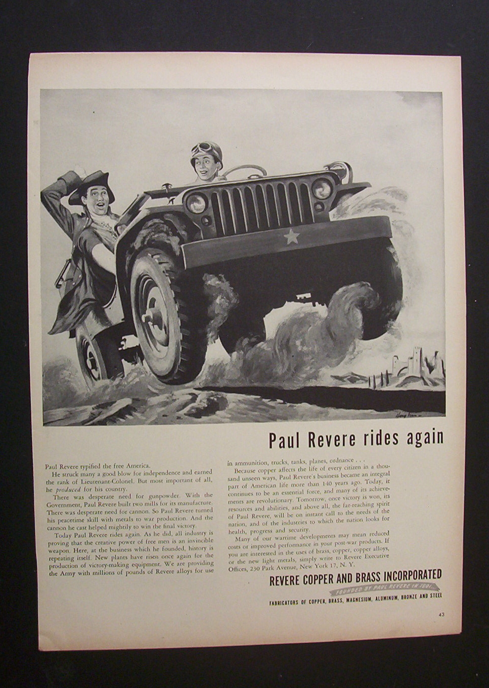1944  Revere  Copper  &  Brass  Incorporated