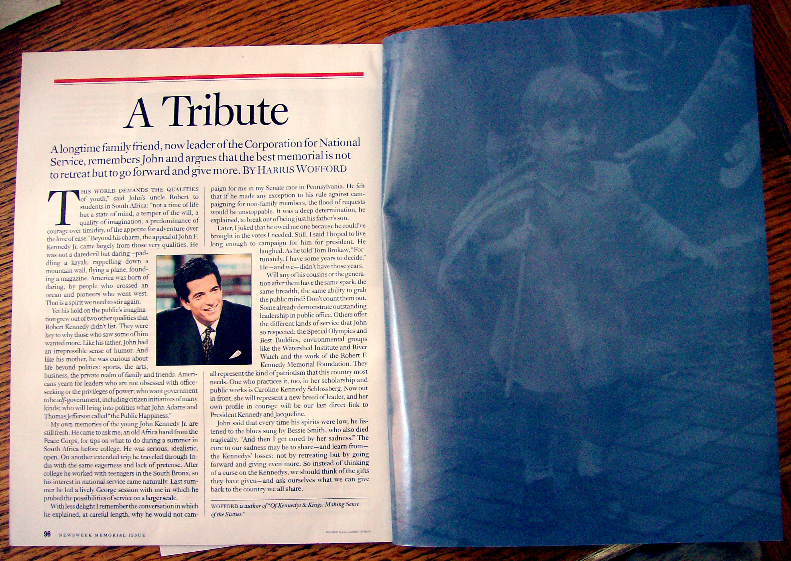 Newsweek Magazine Summer/Fall 1999 JFK Jr