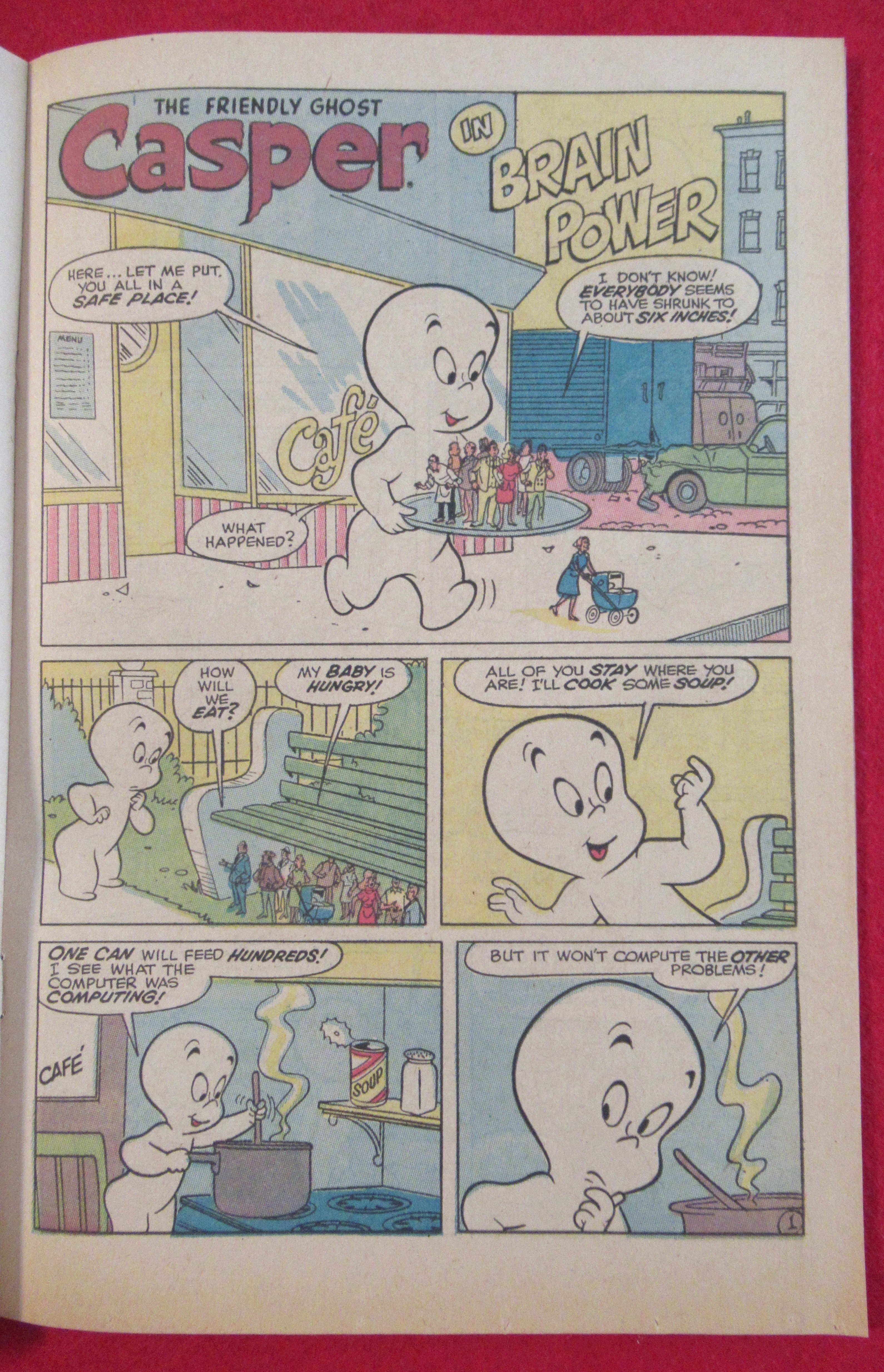 Casper The Friendly Ghost Comic July 1971 City Woes