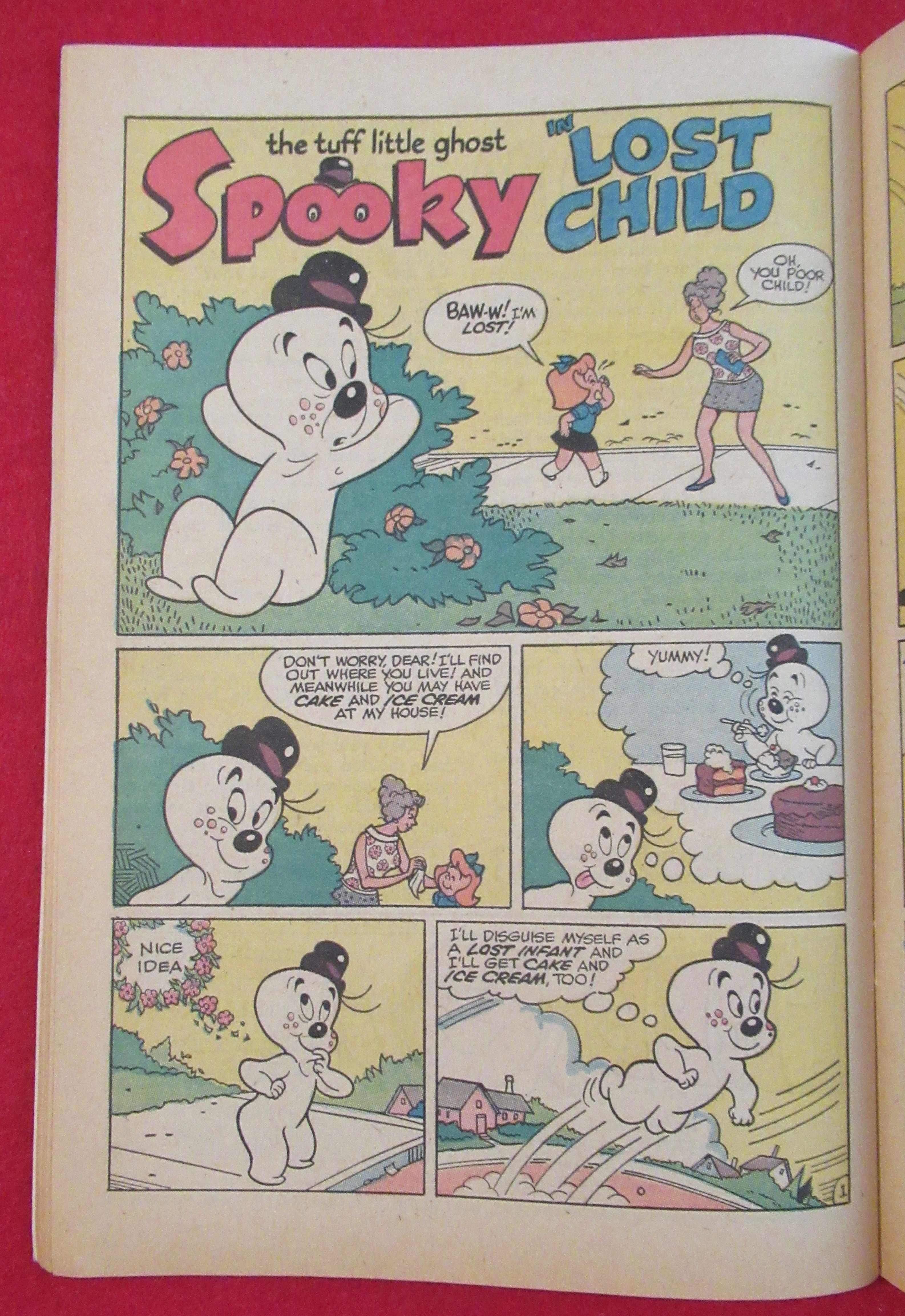 Casper The Friendly Ghost Comic July 1971 City Woes