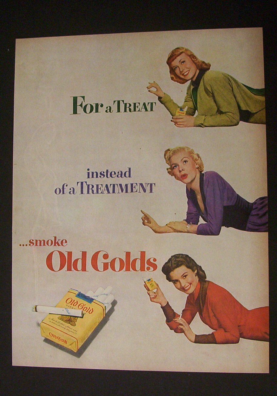 1951 Old Gold Cigarettes