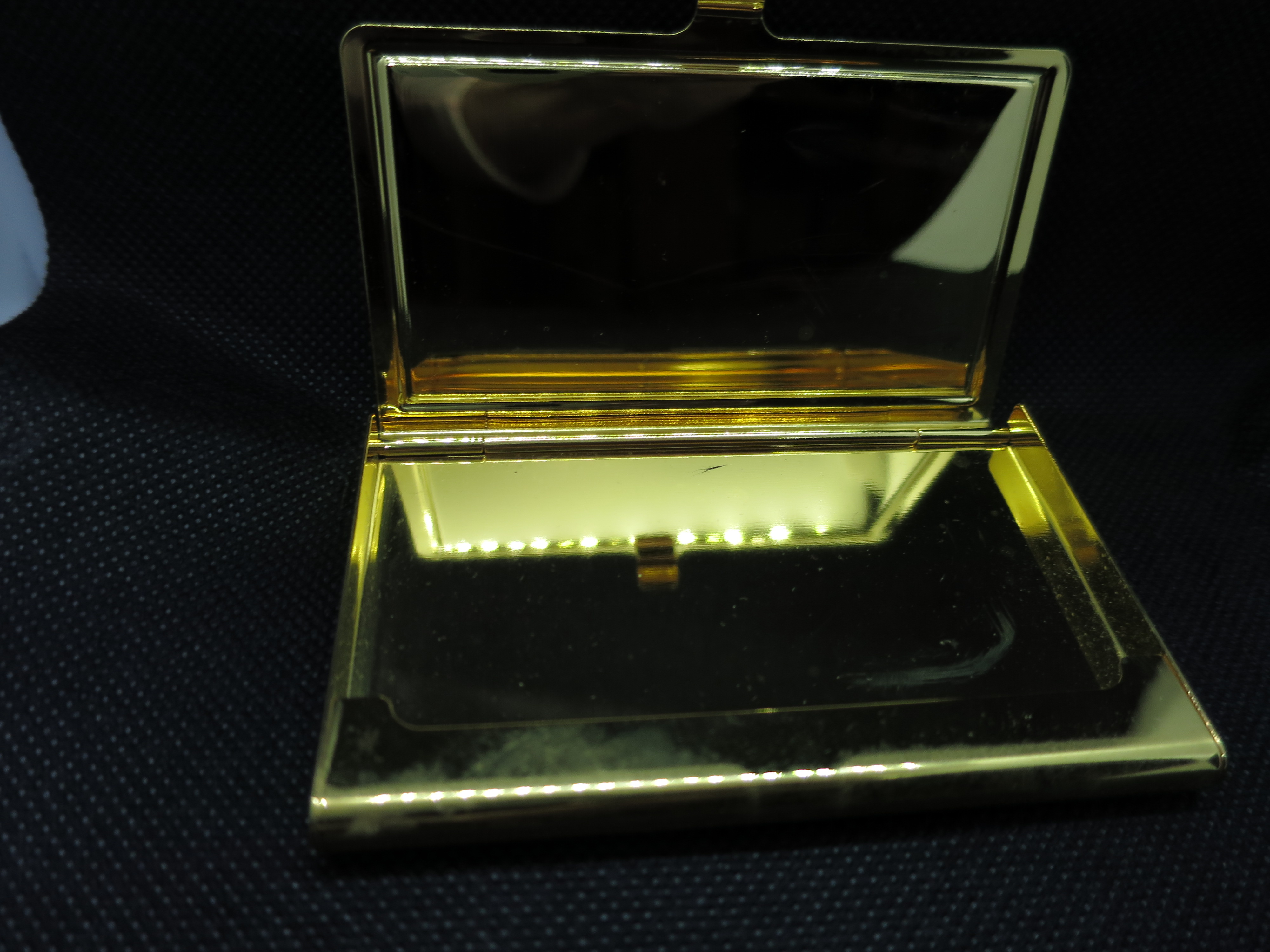Business Card Holder with Rhinestone Spider Rare Find