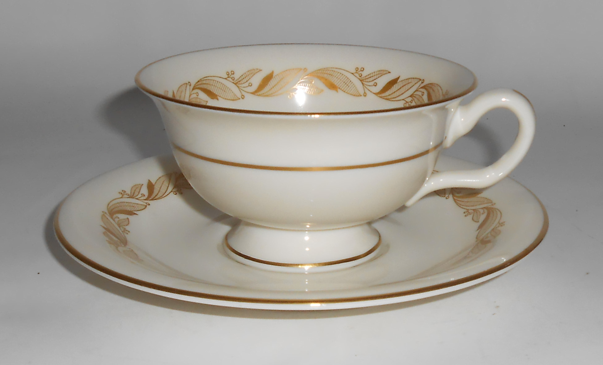 Castleton China Carlton Cup & Saucer Set Mint