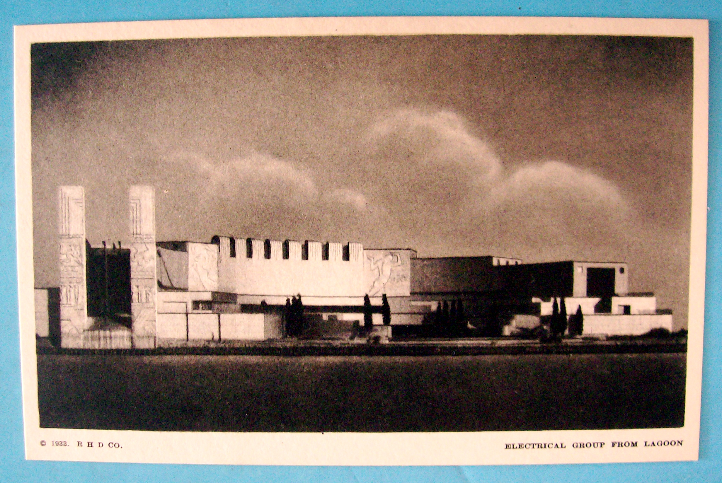 Electrical Group From Lagoon Postcard (Chicago Fair)