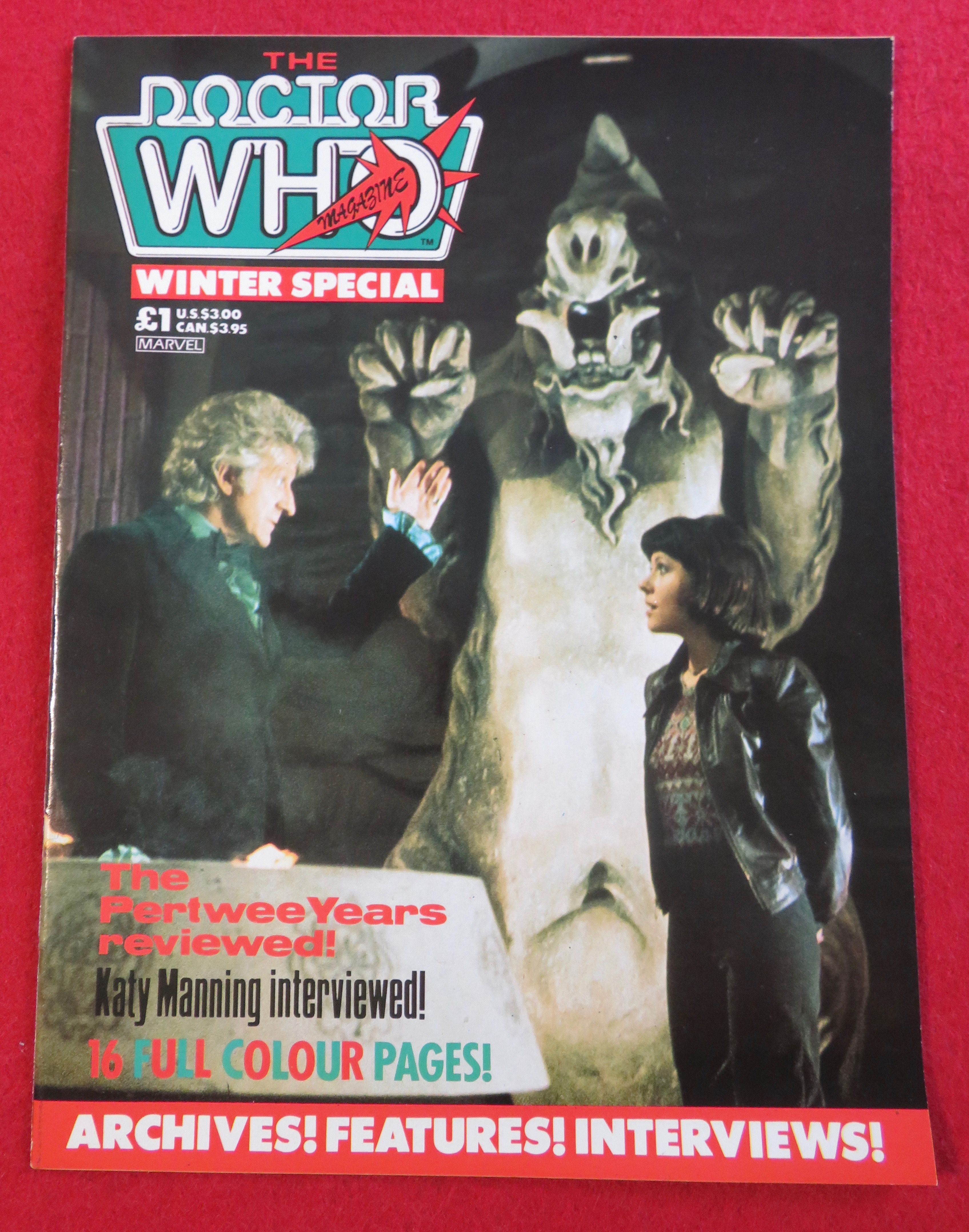 Doctor (Dr) Who Magazine Winter 1985