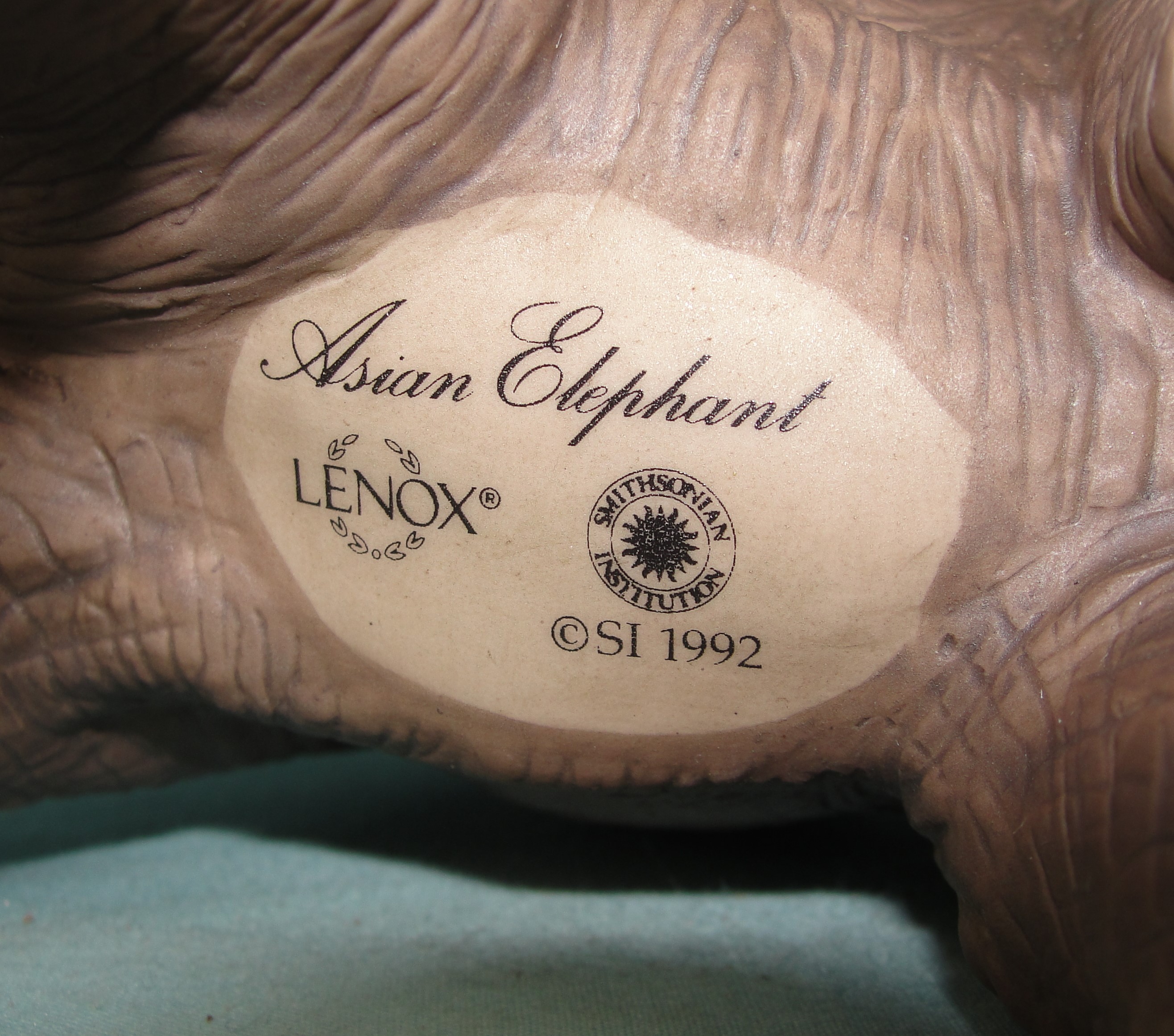 Lenox Porcelain Large Asian Elephant Calf