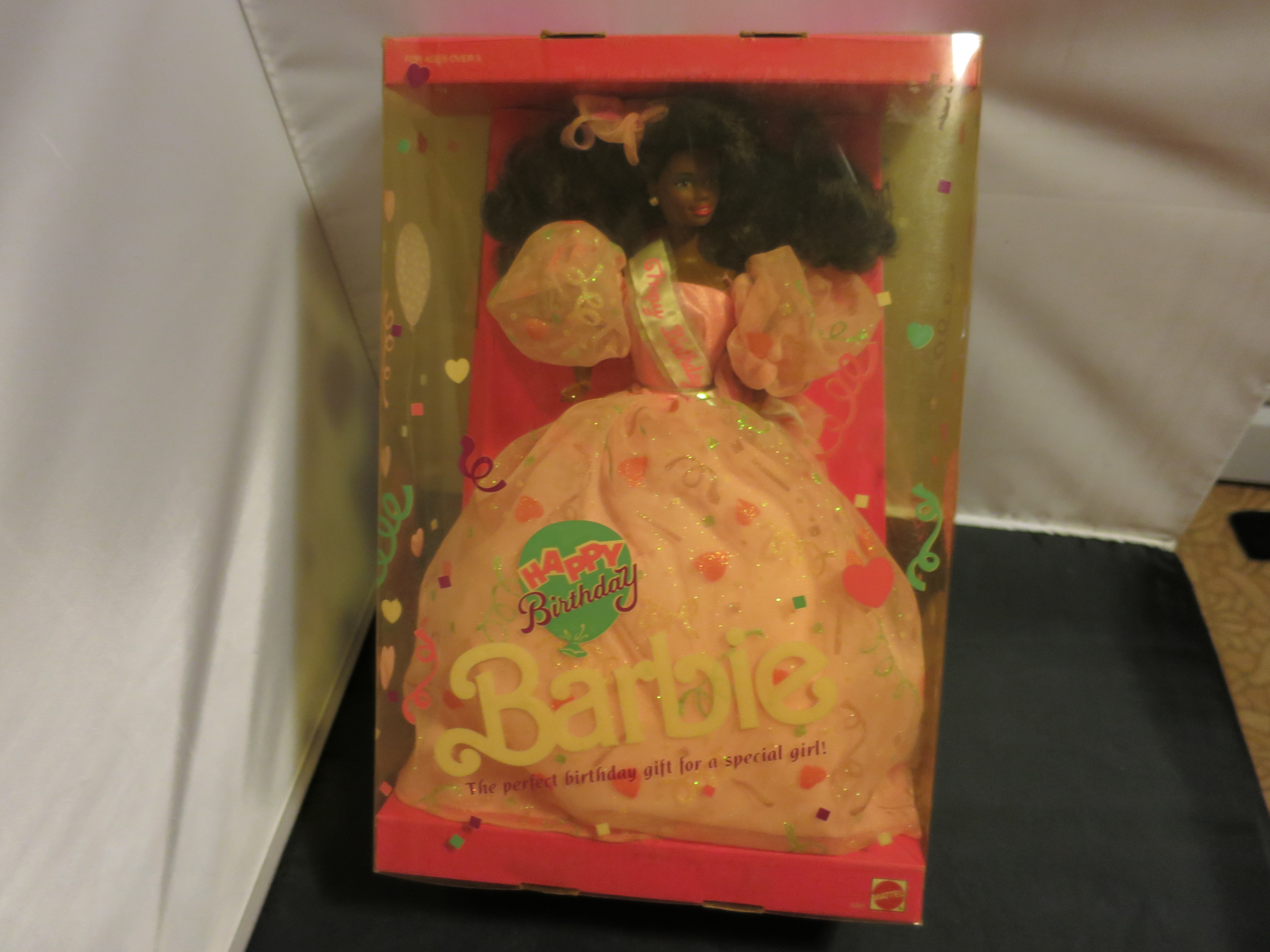 African American Happy Birthday Barbie Doll Mattel 1990