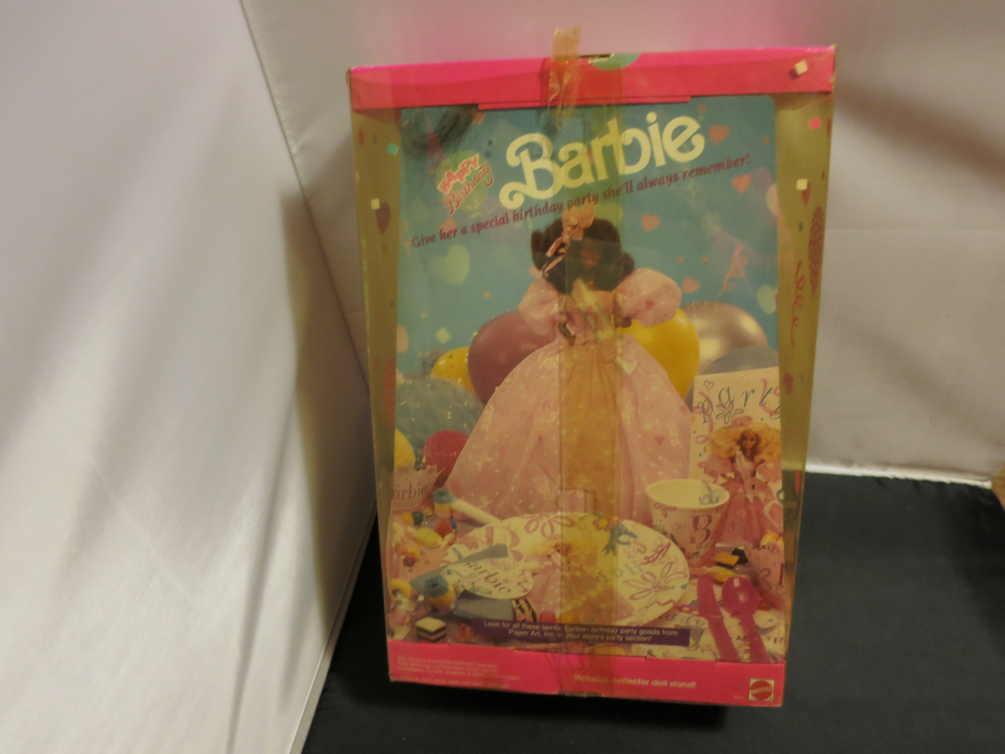 African American Happy Birthday Barbie Doll Mattel 1990