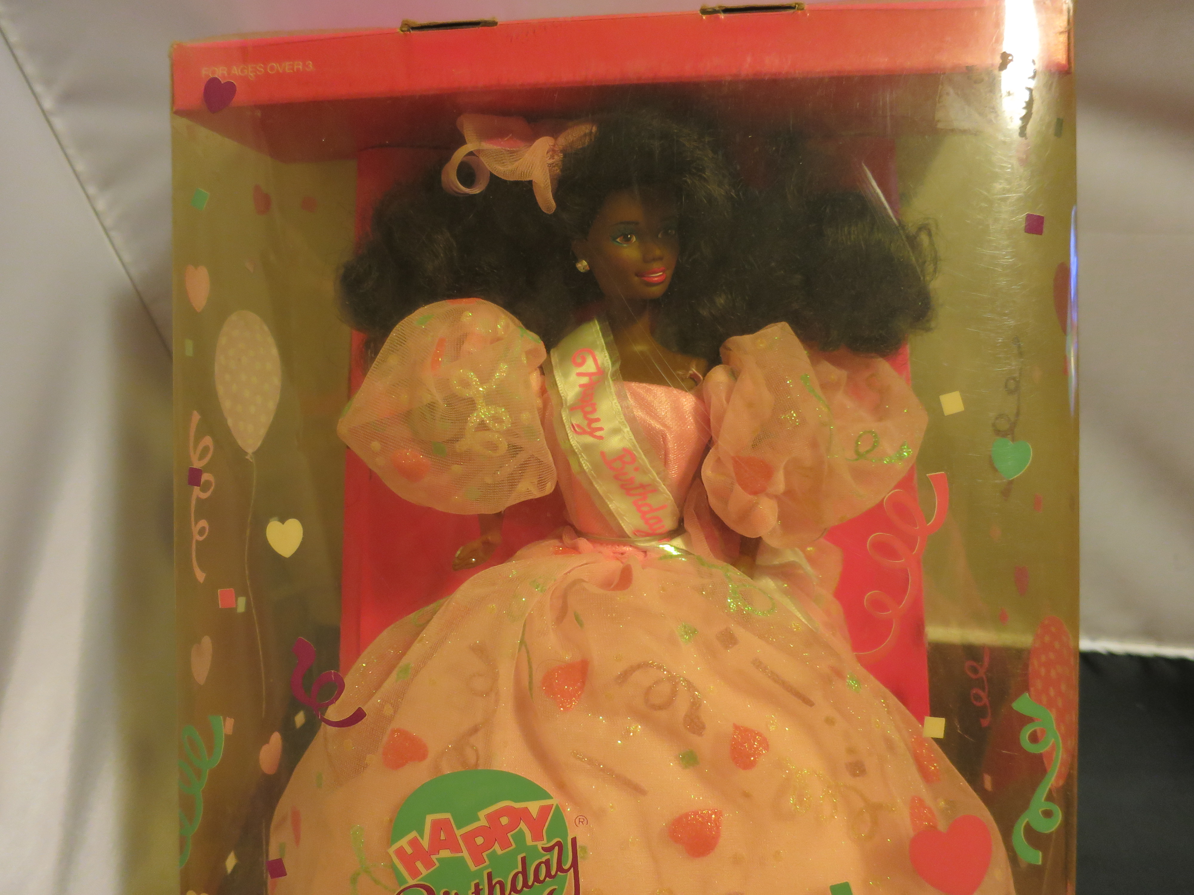 African American Happy Birthday Barbie Doll Mattel 1990