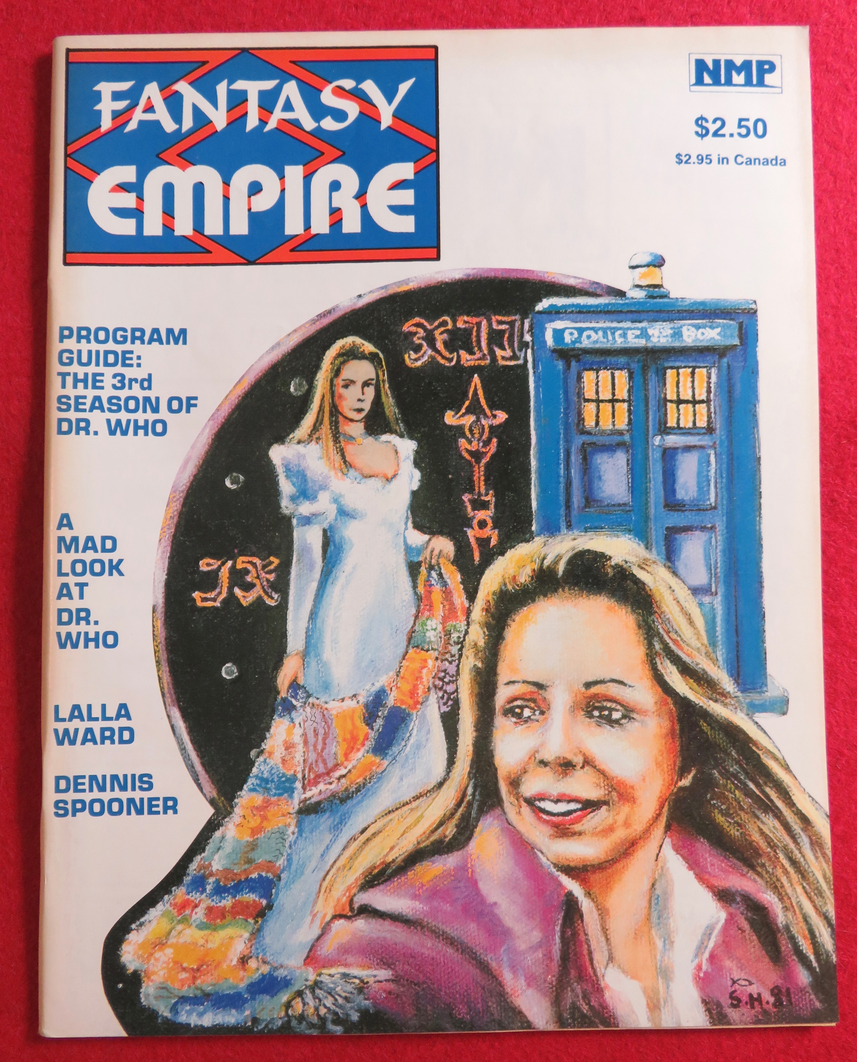 Fantasy Empire Magazine 1982 Lalla Ward/ Dennis Spooner