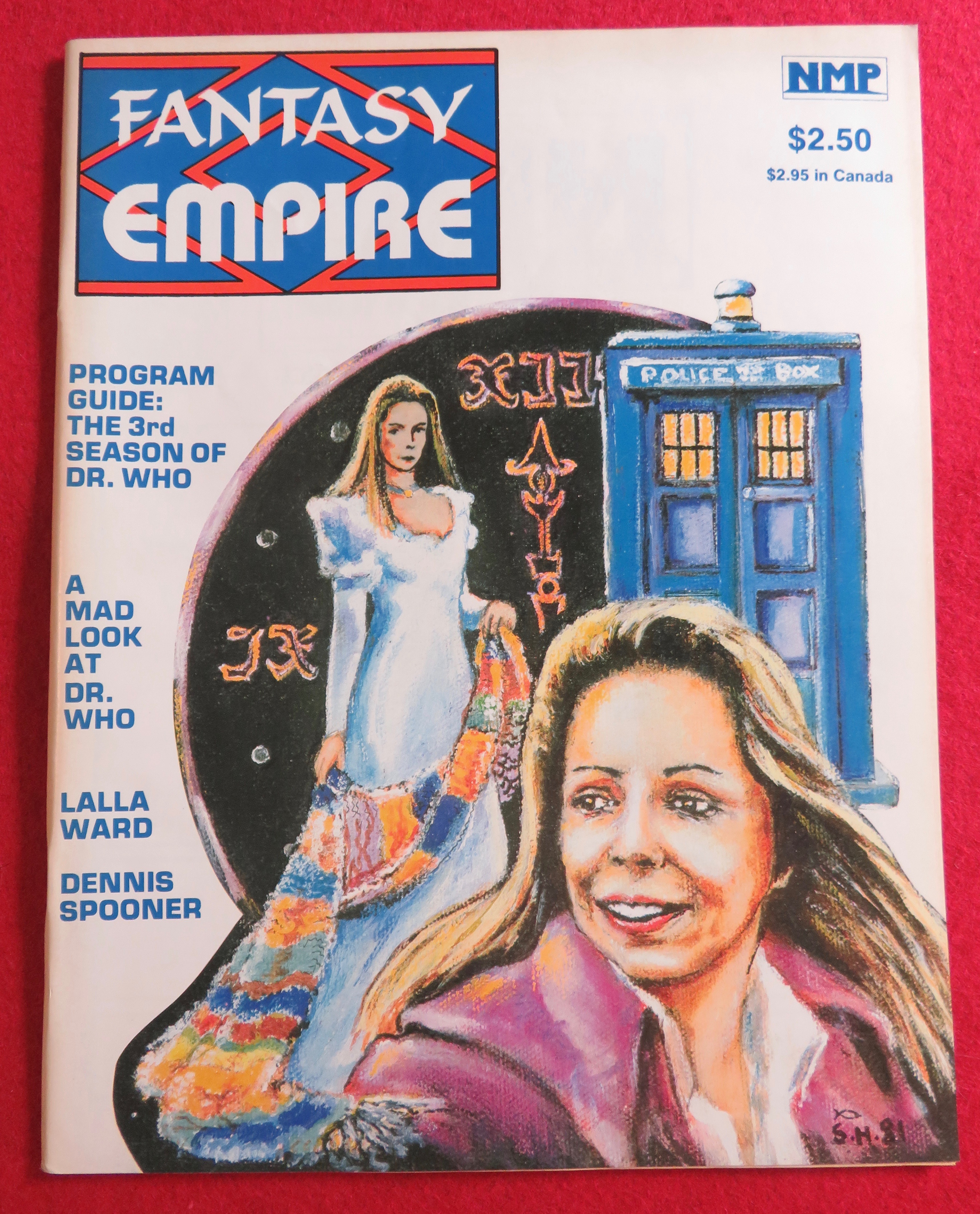 Fantasy Empire Magazine 1982 Lalla Ward/ Dennis Spooner