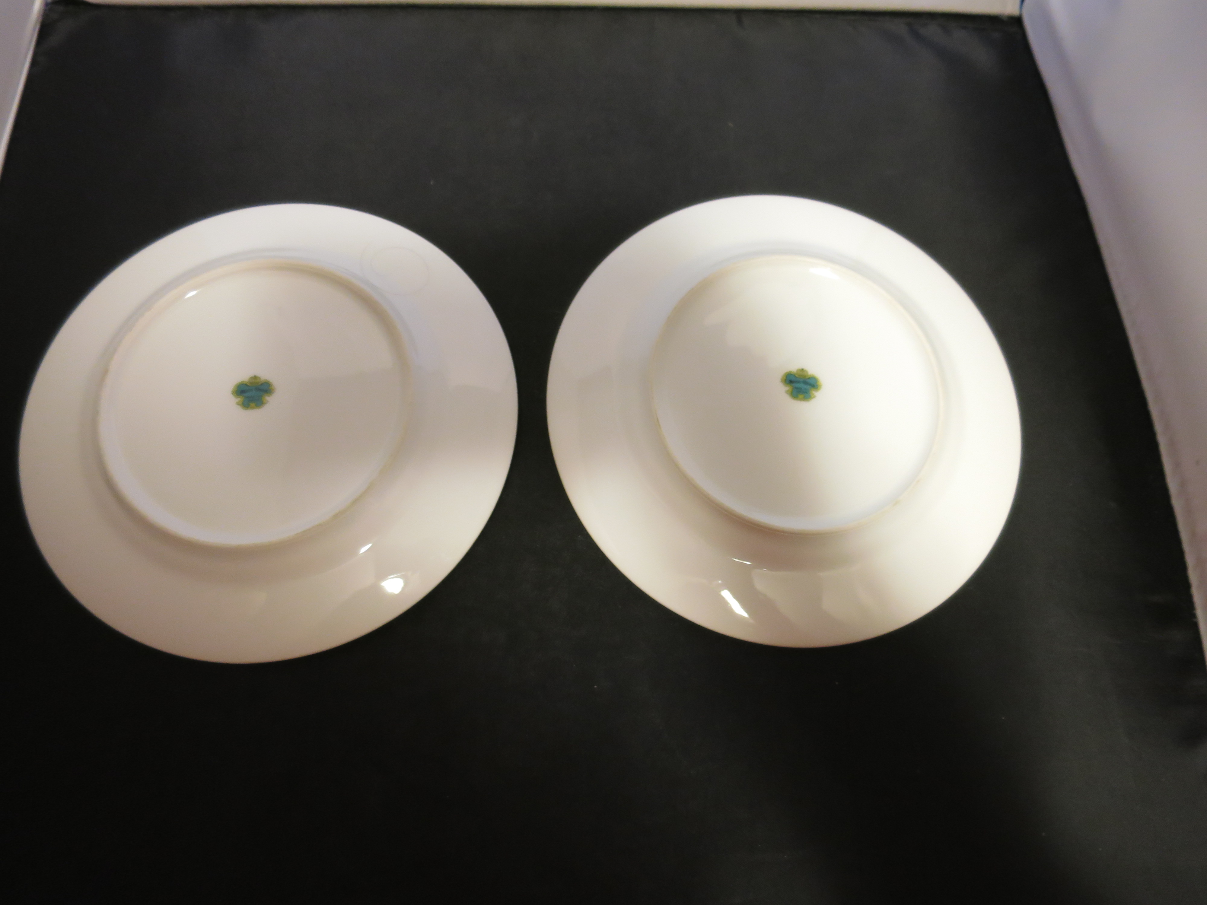 Meito China Floral Plate 8 inch Made in Japan set of 2