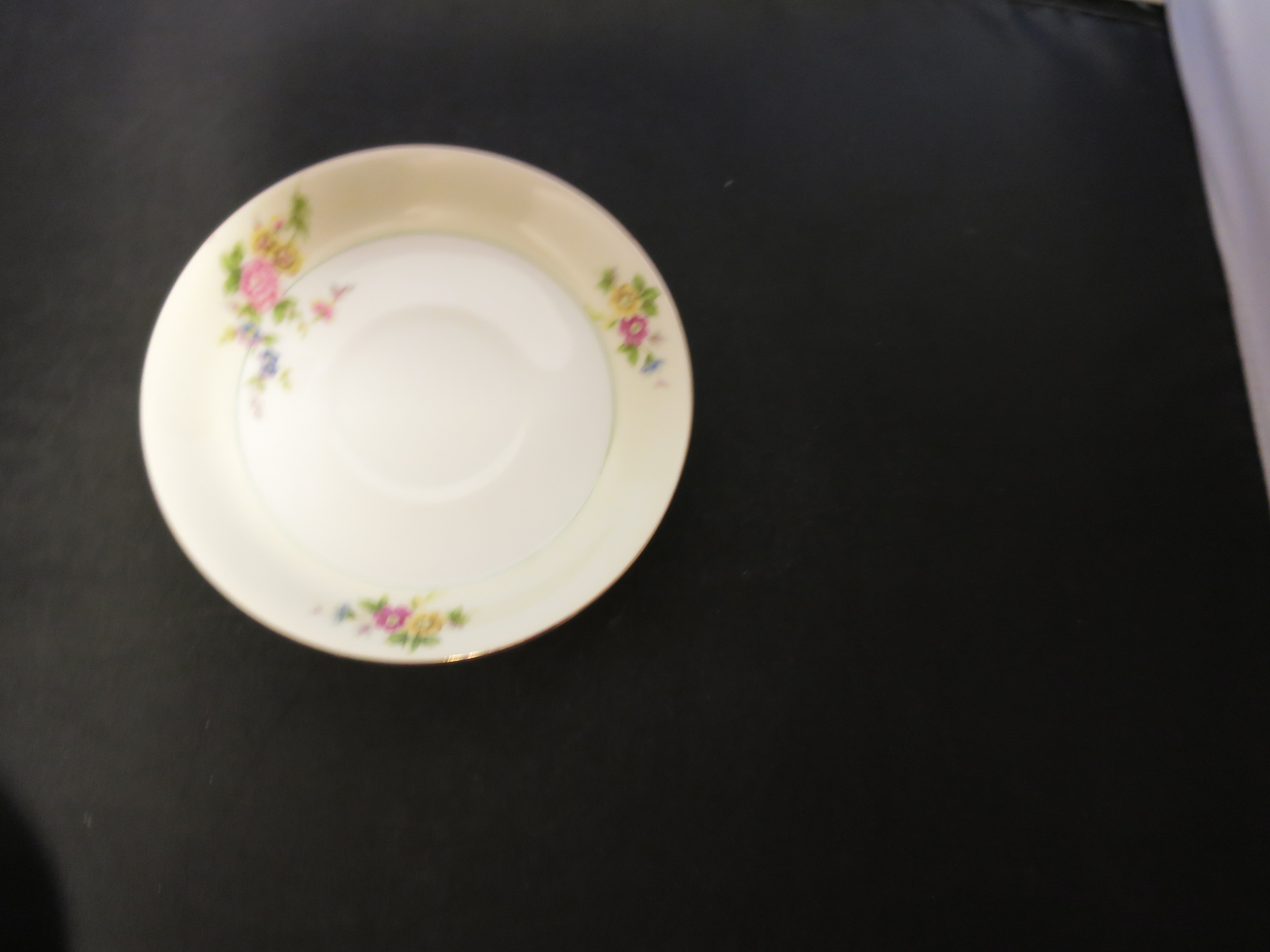 Meito China Floral Saucer Cup Plate no Cup Japan