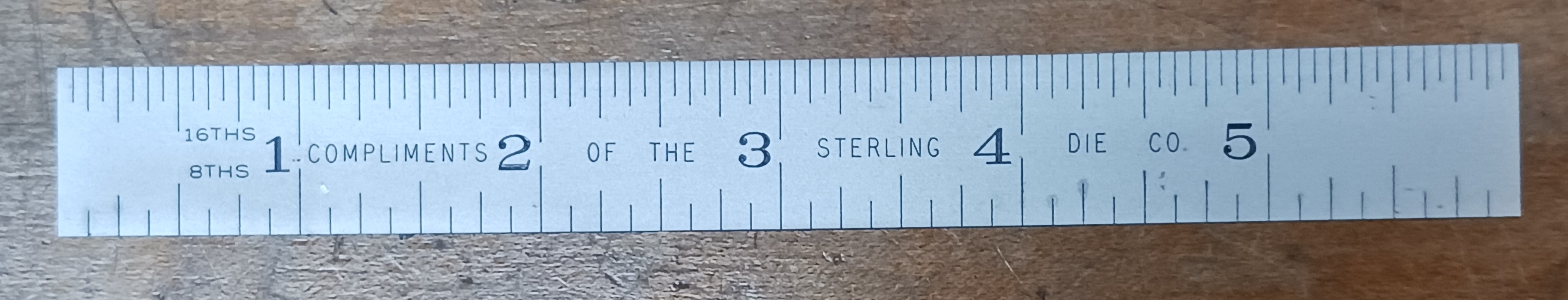 Lufkin Sterling Steel Rule No. C - 2204R Chrome
