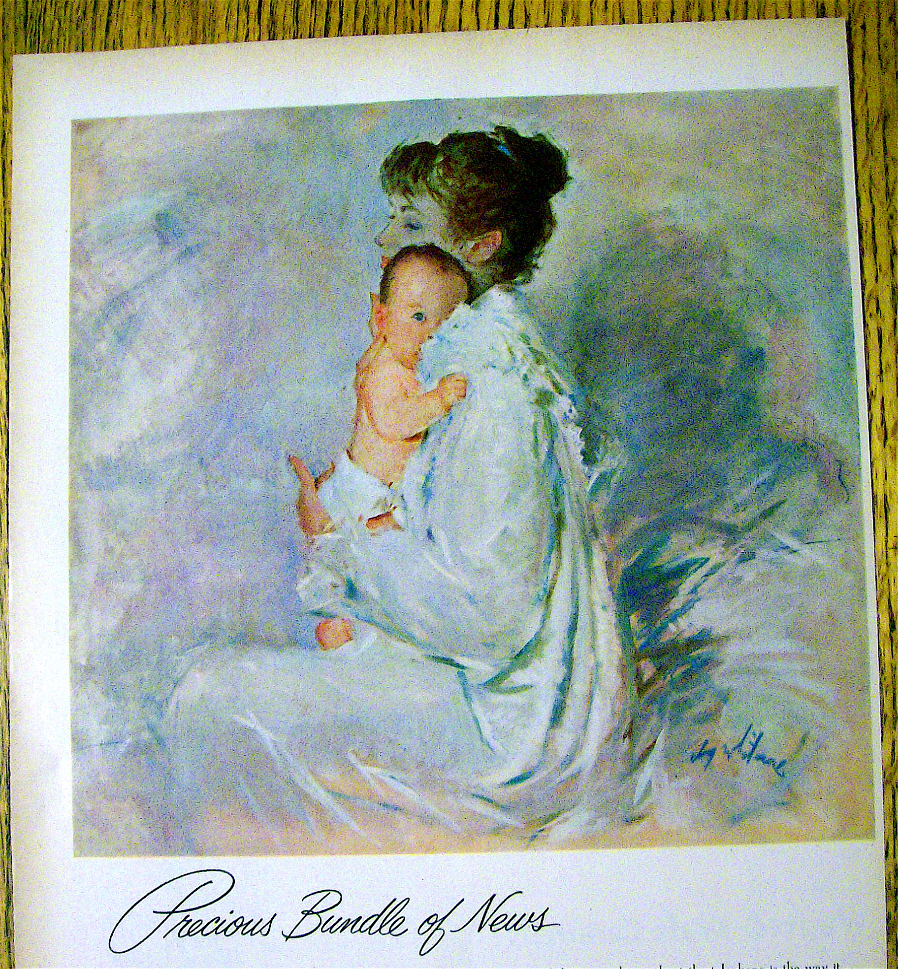 1959 Bell Telephone System with Woman Holding Baby
