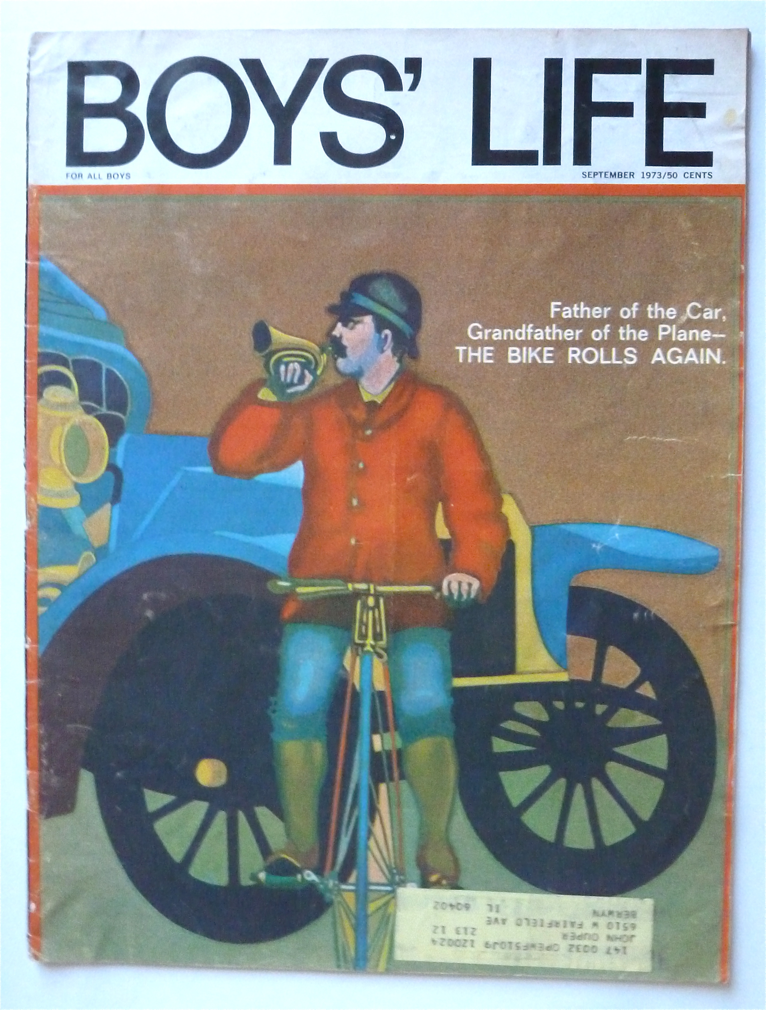 Boys Life Magazine September 1973 The Bike Rolls Again