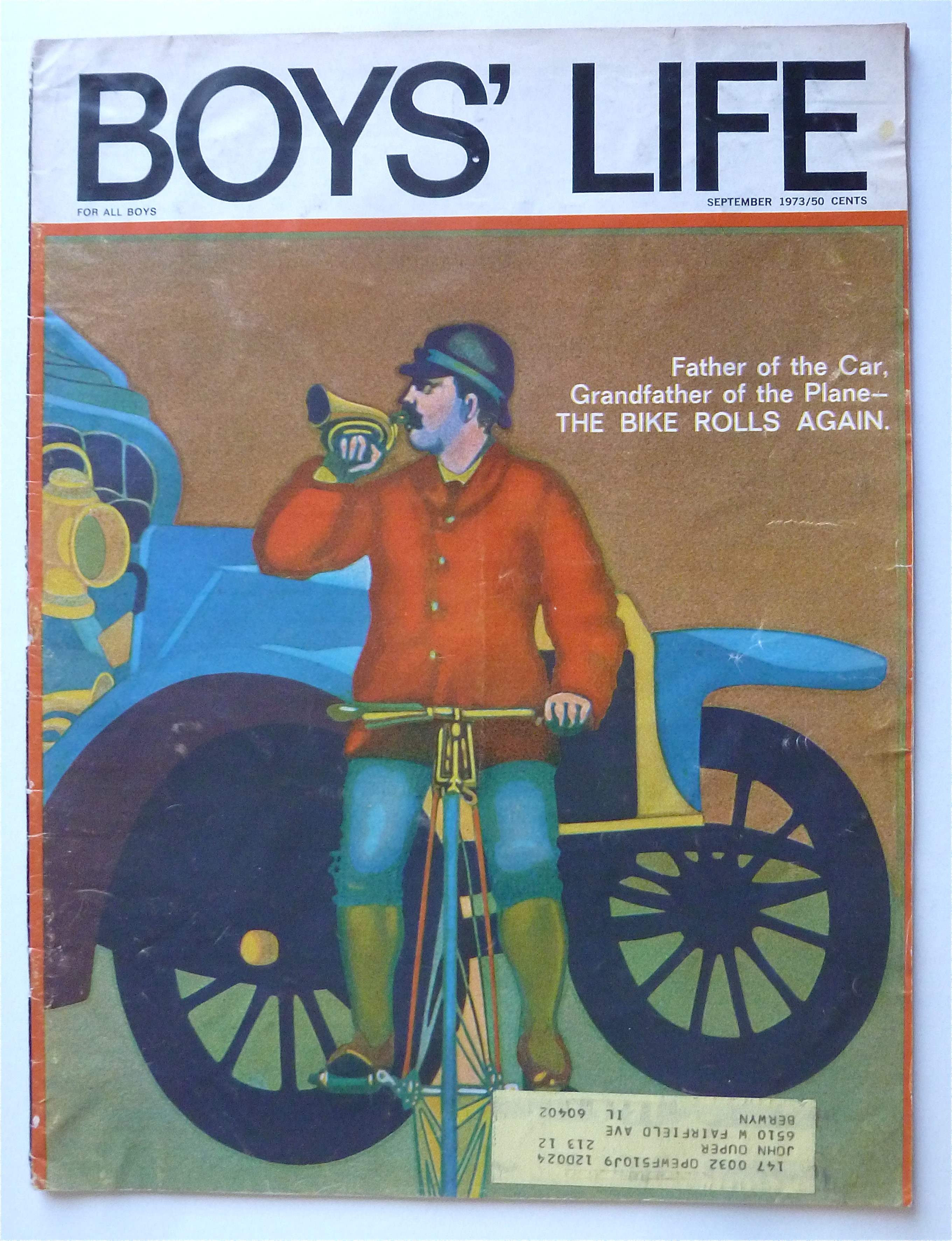 Boys Life Magazine September 1973 The Bike Rolls Again