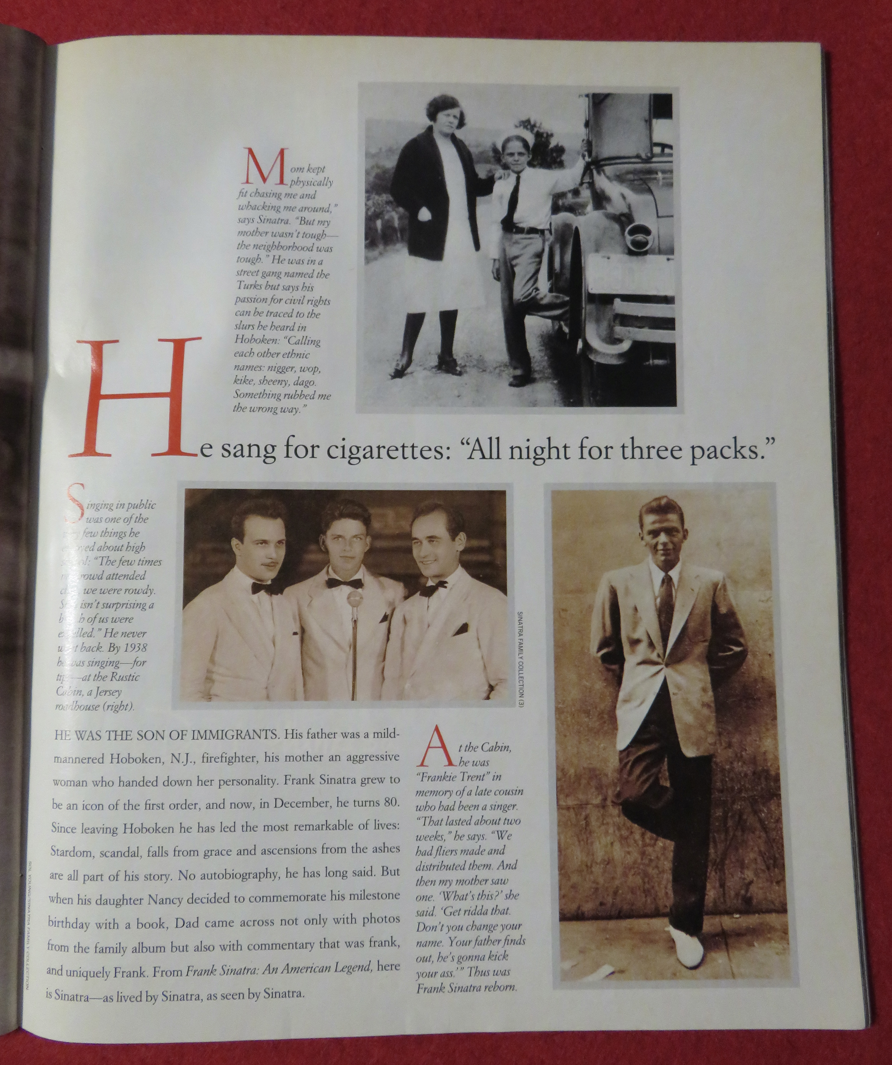 Life Magazine October 1995 Frank Sinatra