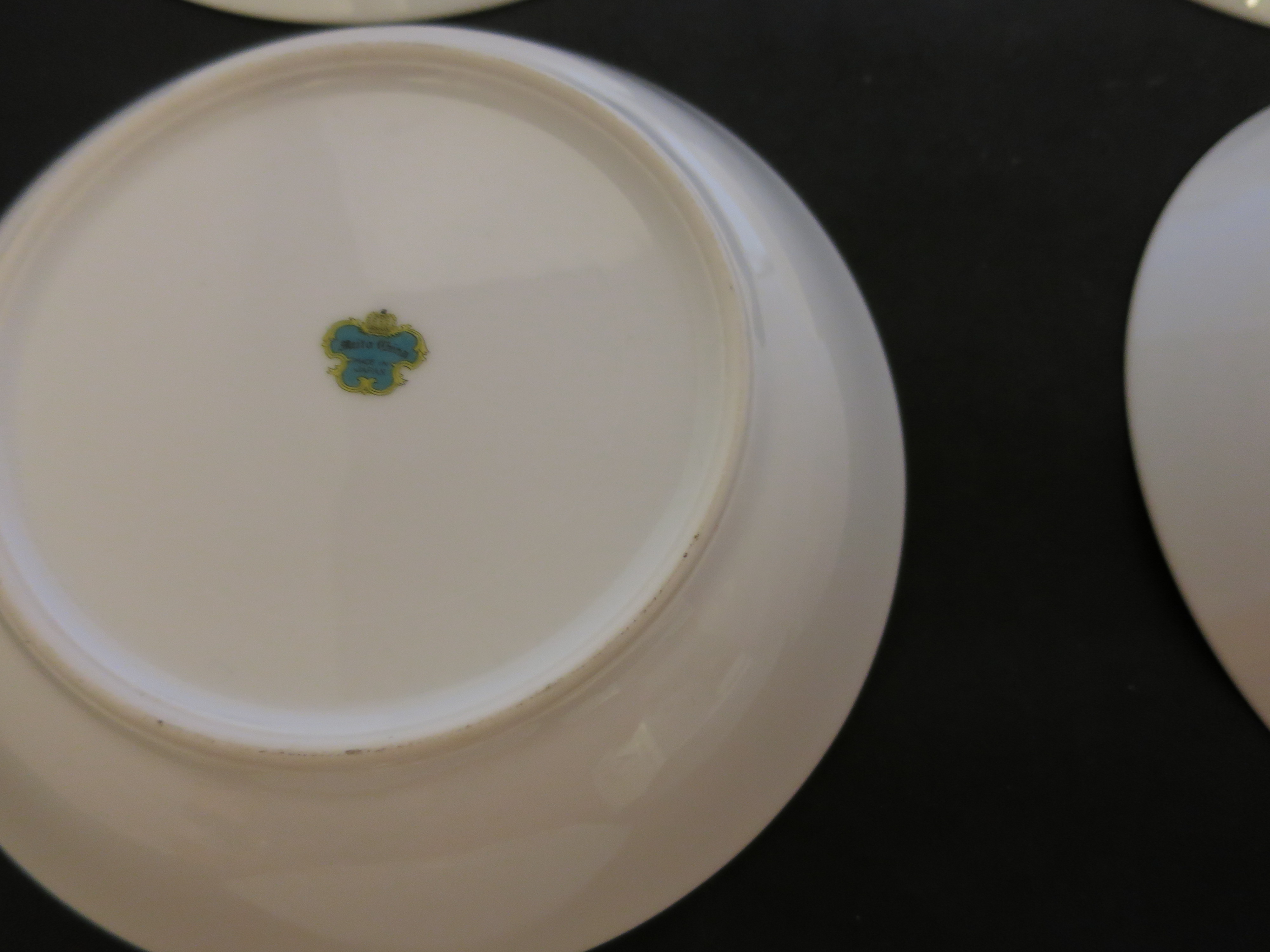 Meito China Floral Soup Bowl Made in Japan set of 6