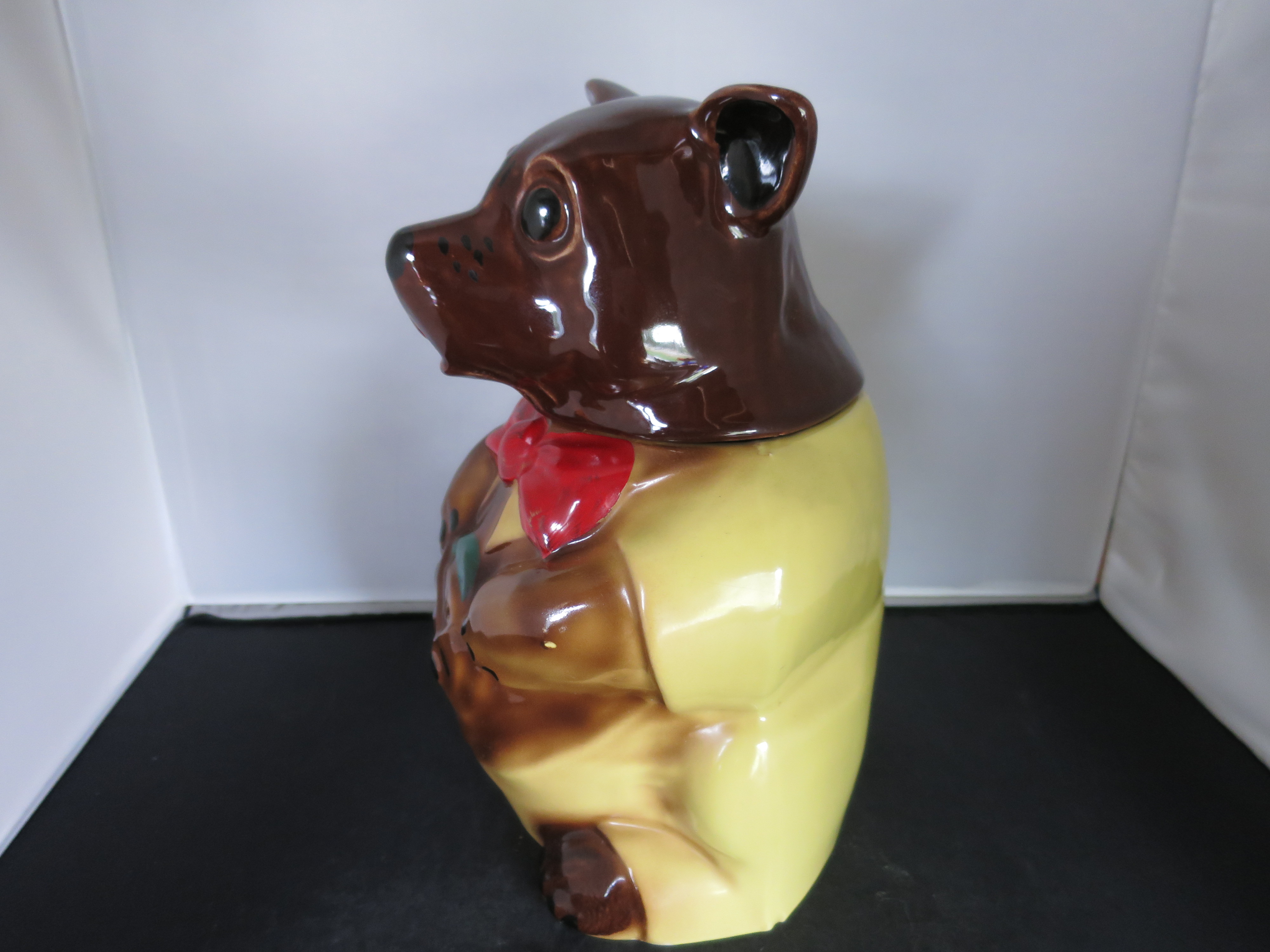 McCoy Brown Bear Cookie Jar HTF circa 1945